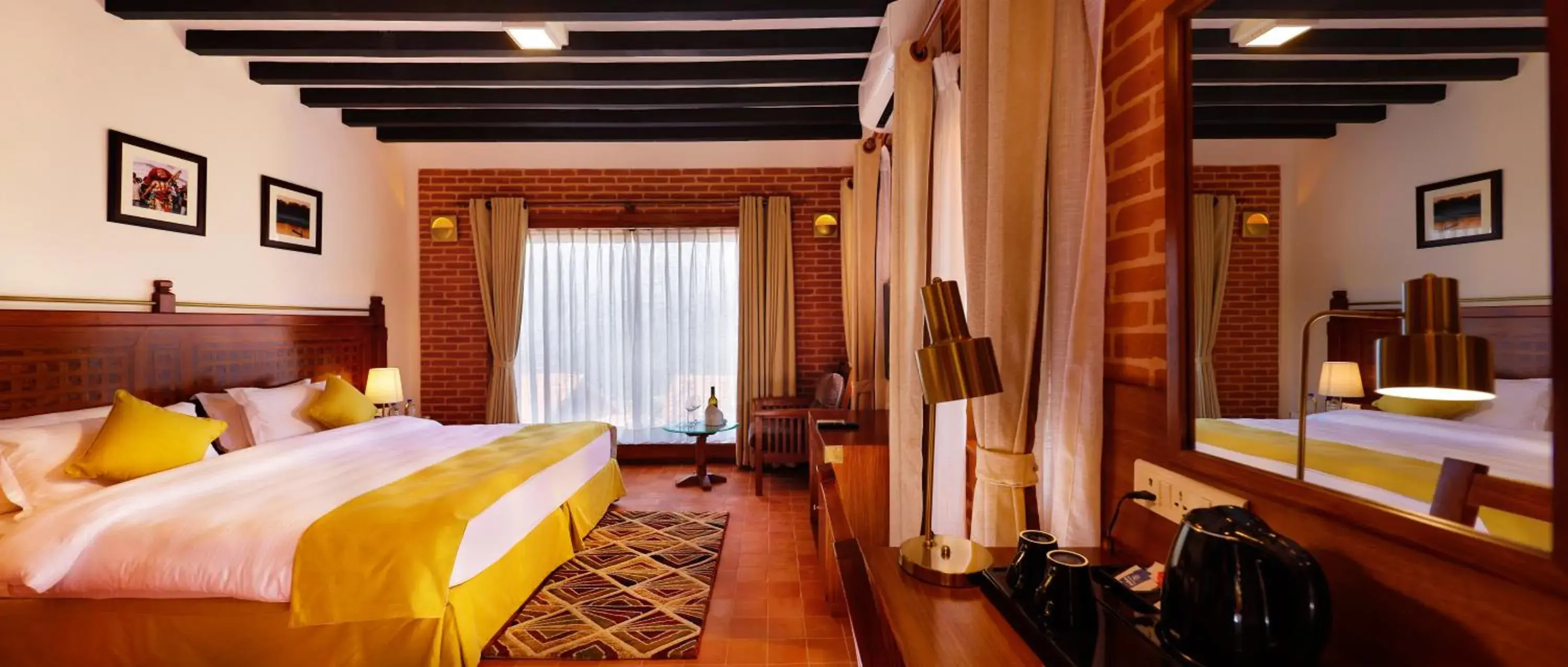 Bedroom, Bed in Soaltee Westend Resort Nagarkot Bedroom, Bed in Soaltee Westend Resort Nagarkot