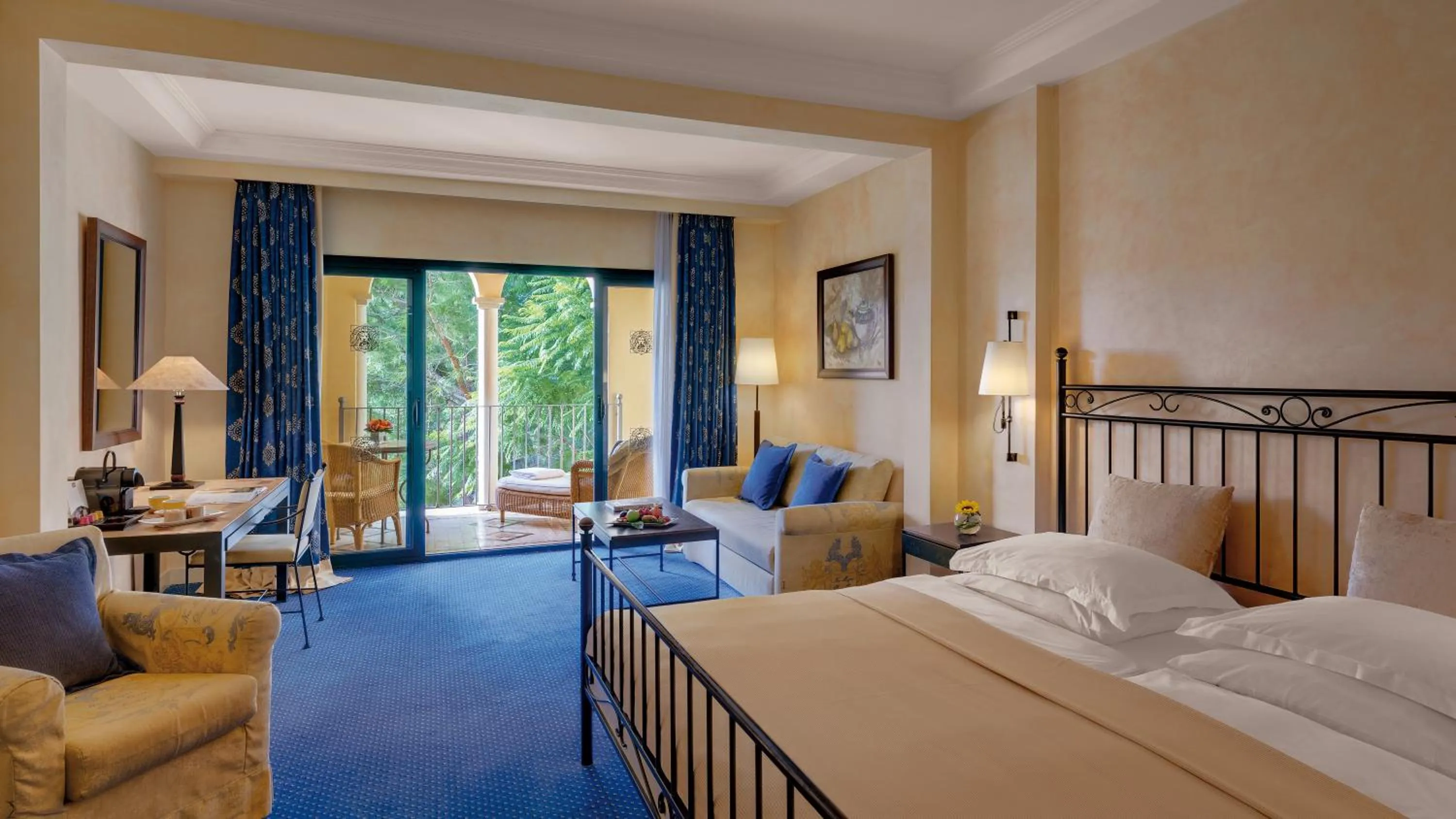 Seating area, Bed in Steigenberger Hotel and Resort Camp de Mar