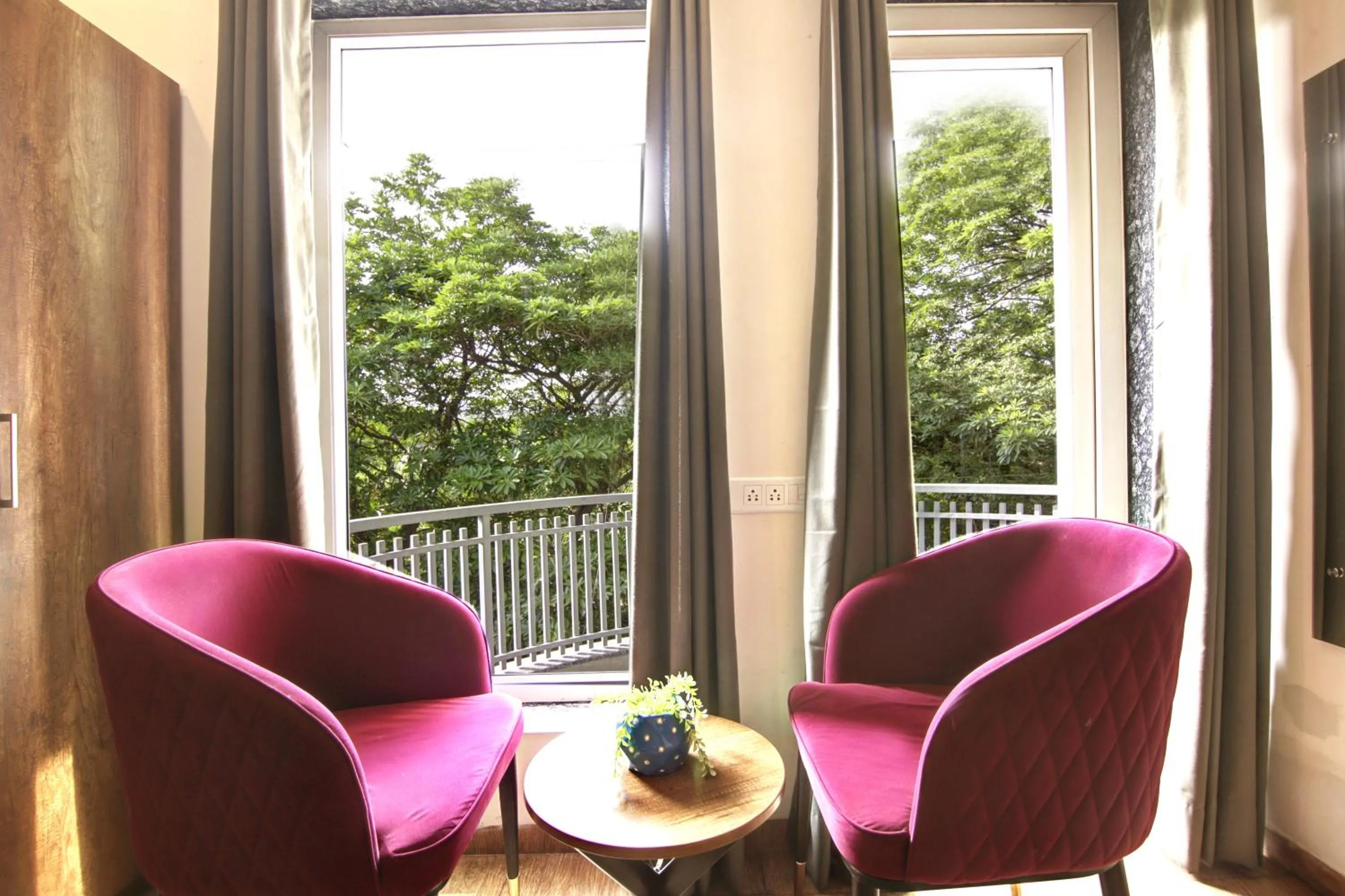 Balcony/Terrace in Saltstayz Select - Huda City Center