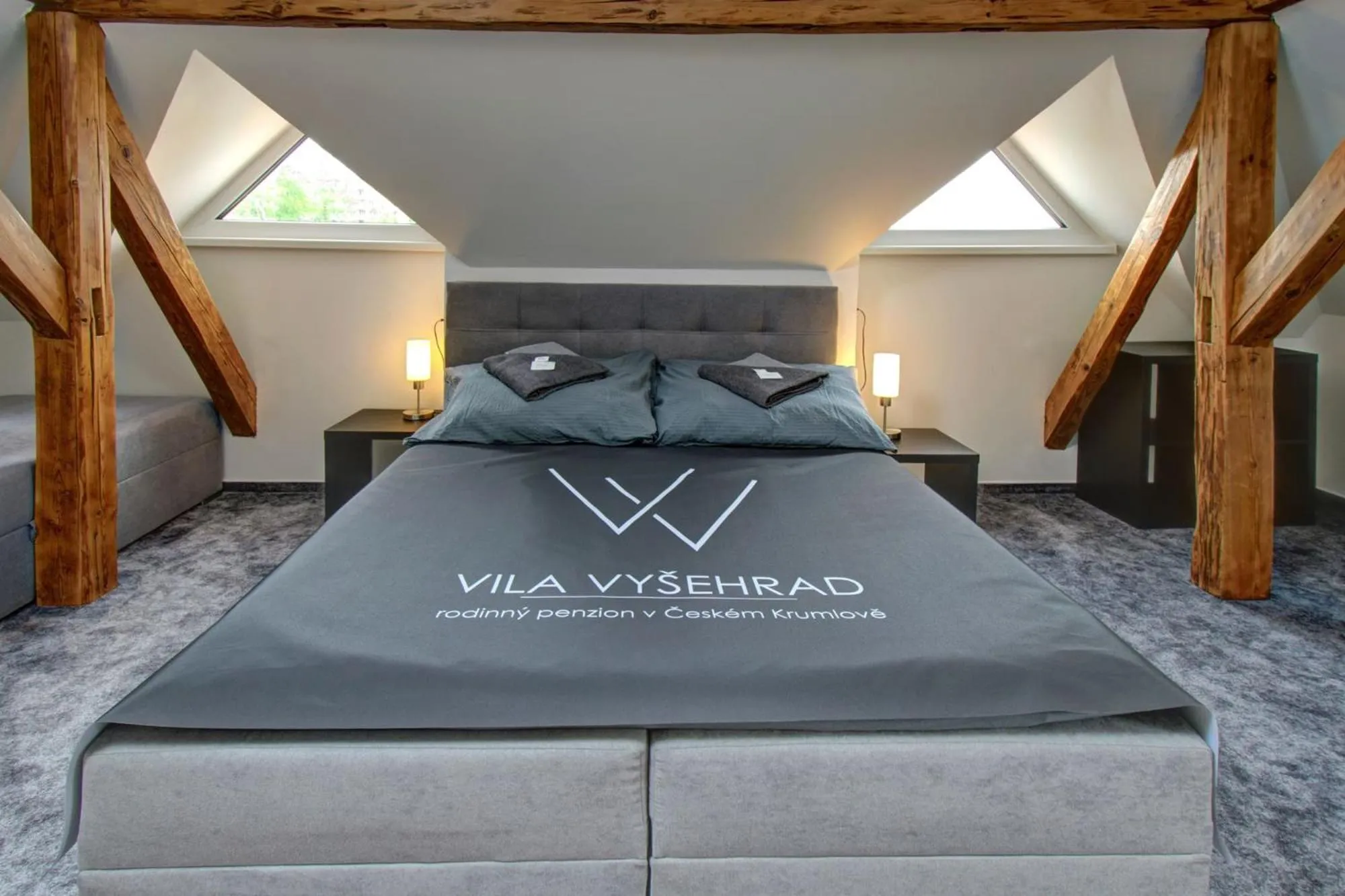 Bed in Vila Vyšehrad