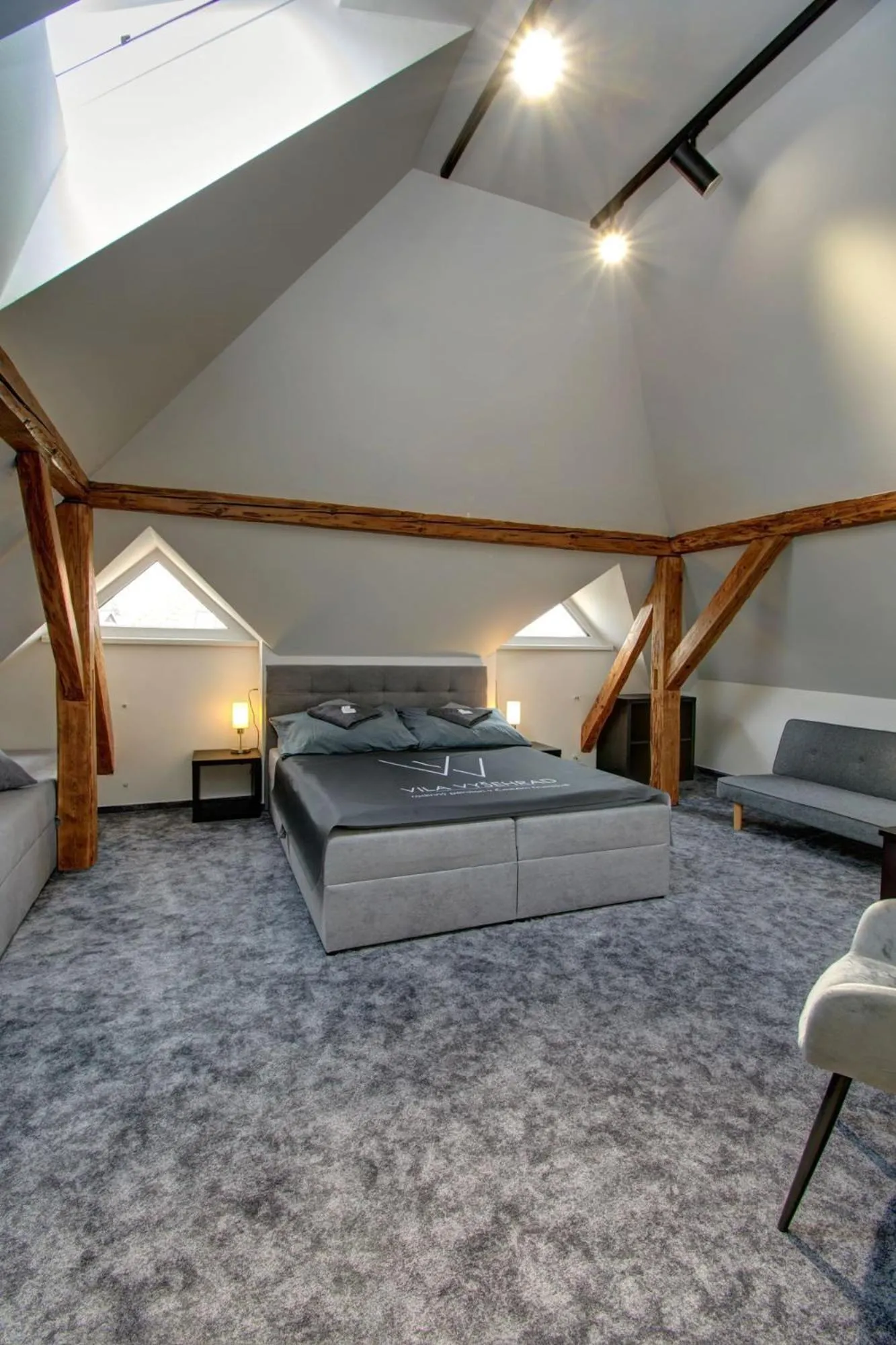 Bed in Vila Vyšehrad