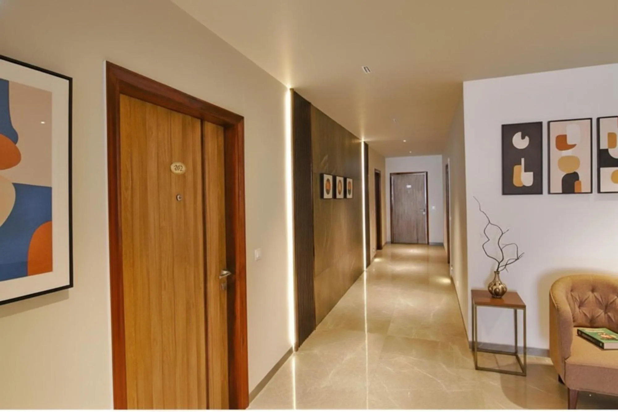 Lobby or reception in FabHotel Prime K9 Grand