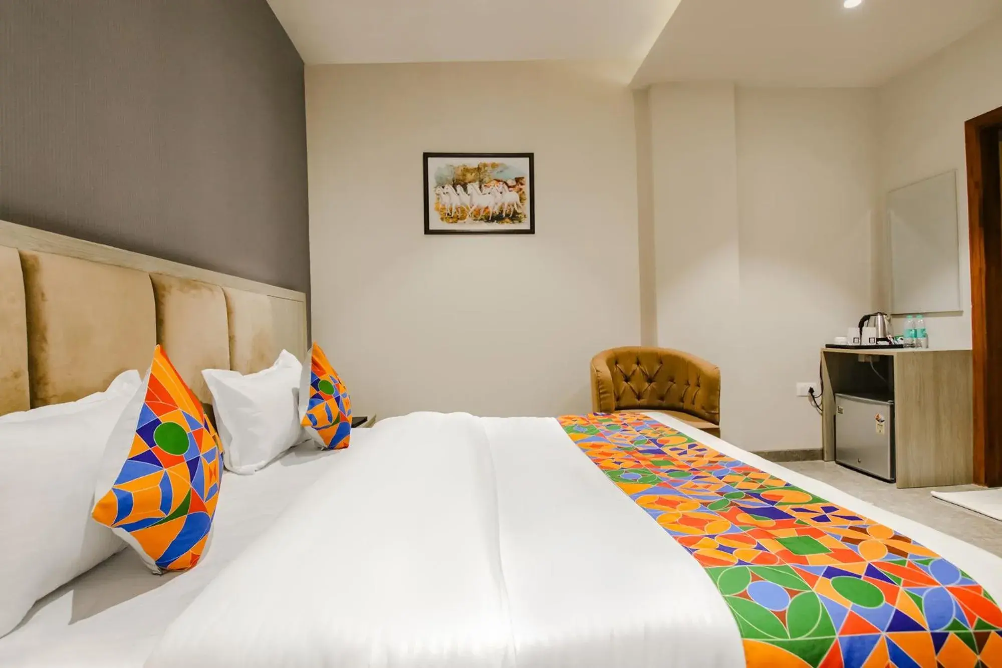 Bed in FabHotel Prime K9 Grand Bed in FabHotel Prime K9 Grand