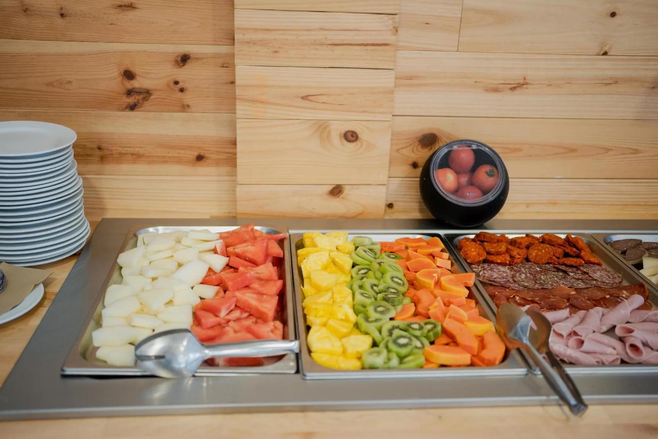 Buffet breakfast in Naranjos Resort Menorca