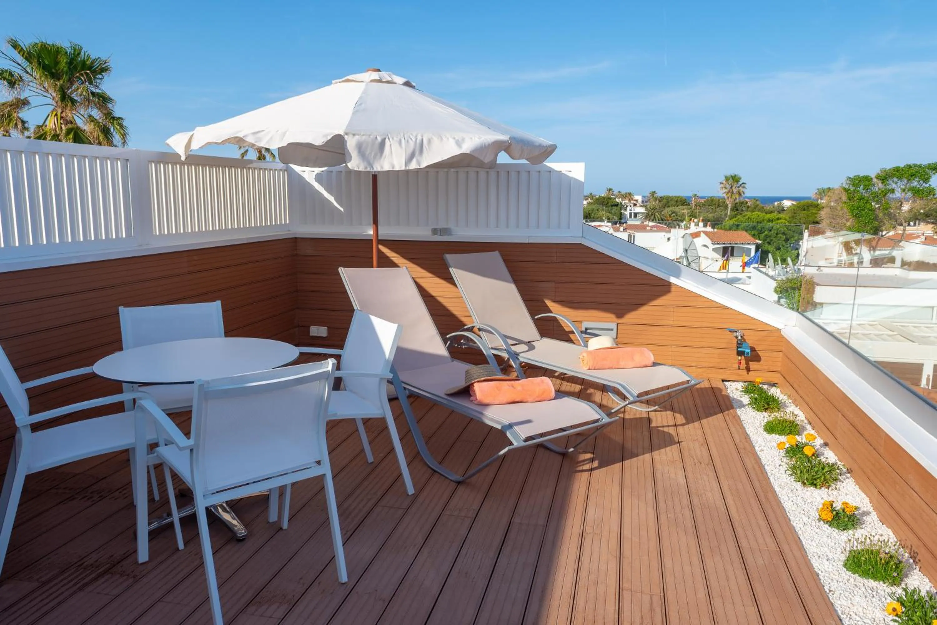 Balcony/Terrace in Naranjos Resort Menorca