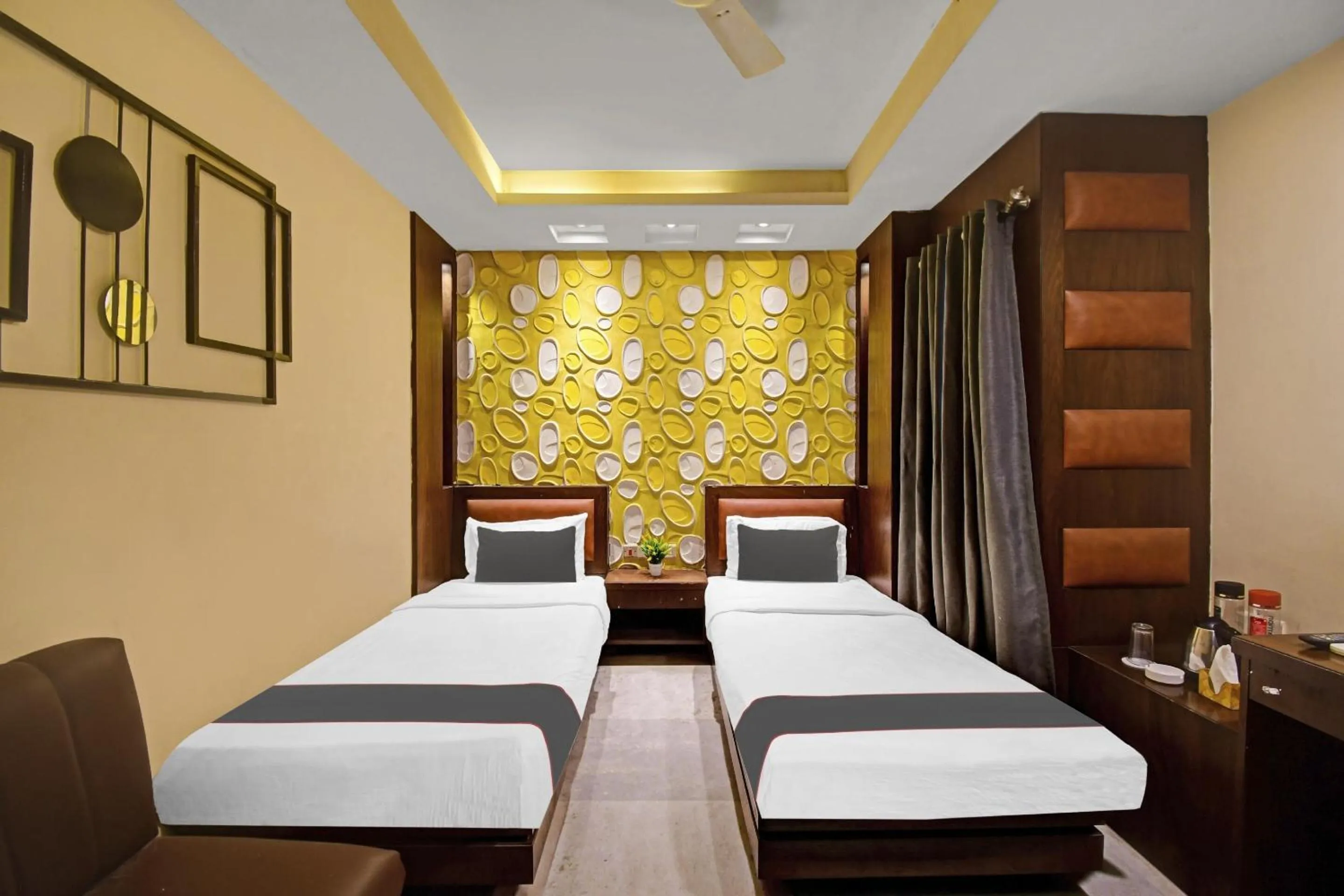 Bedroom, Bed in Super Collection O Avenue Regency Near Kalighat Kali Temple