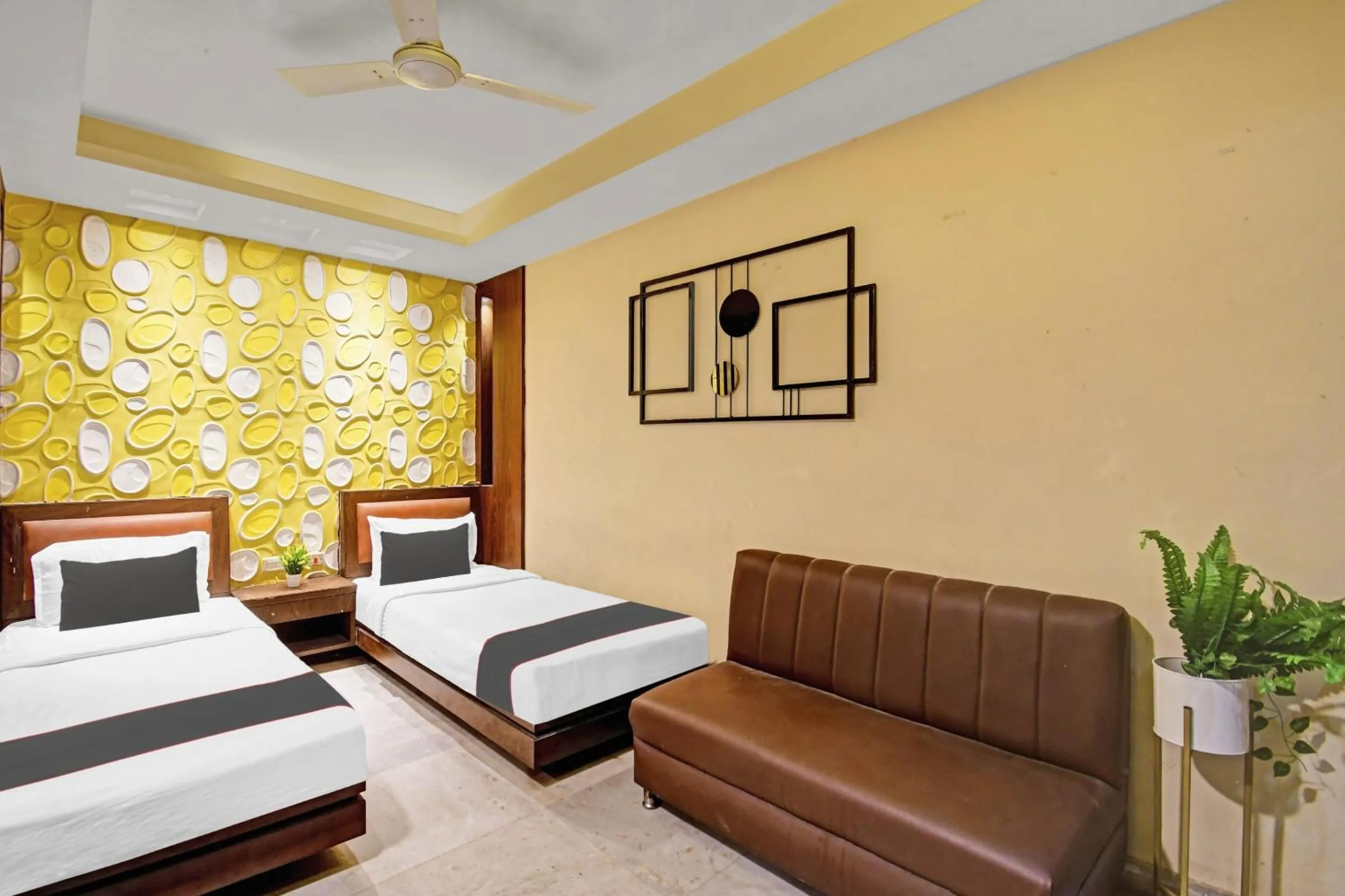 Bedroom, Bed in Super Collection O Avenue Regency Near Kalighat Kali Temple