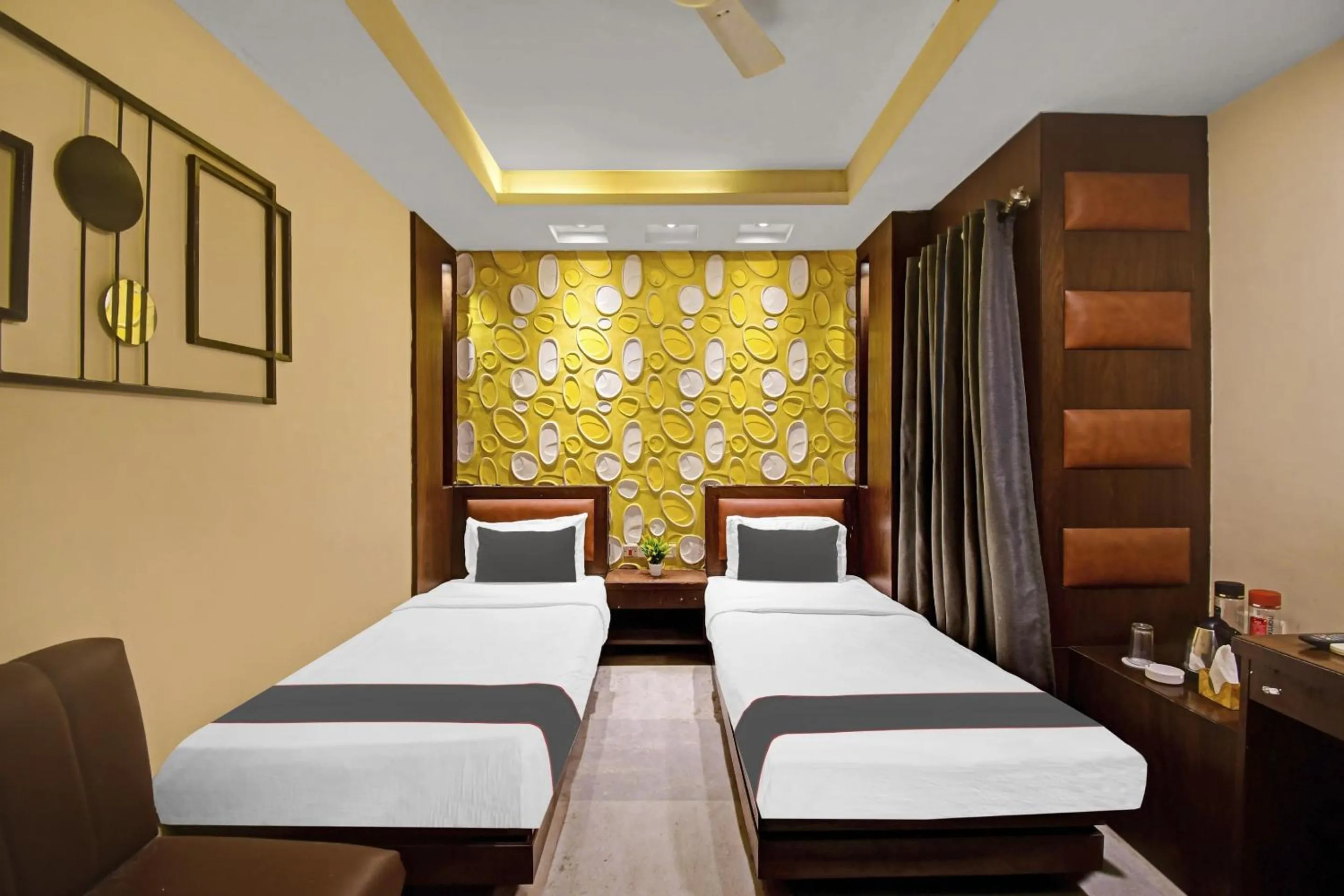 Bedroom, Bed in Super Collection O Avenue Regency Near Kalighat Kali Temple