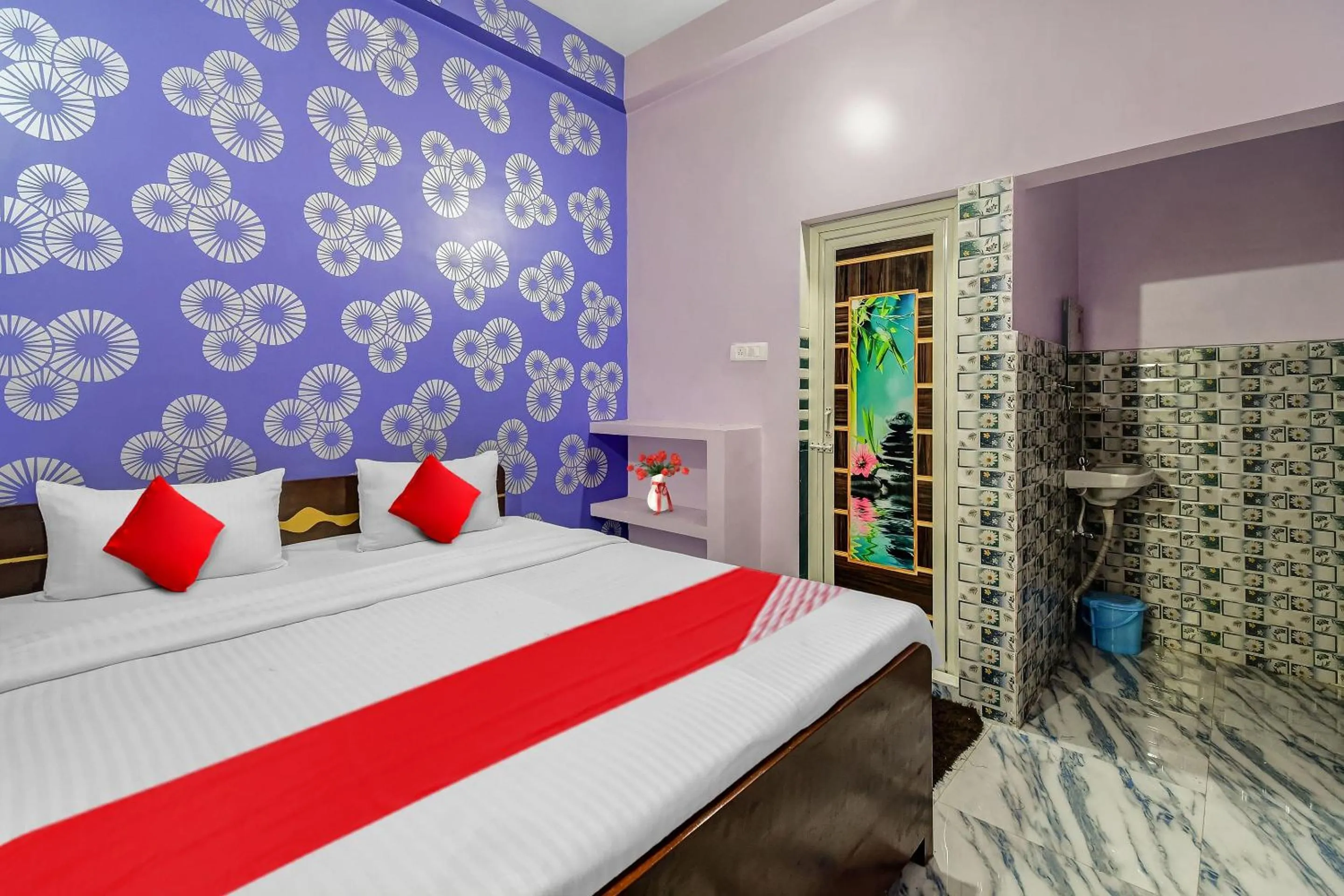 Bedroom, Bed in Hotel O Heritage Inn