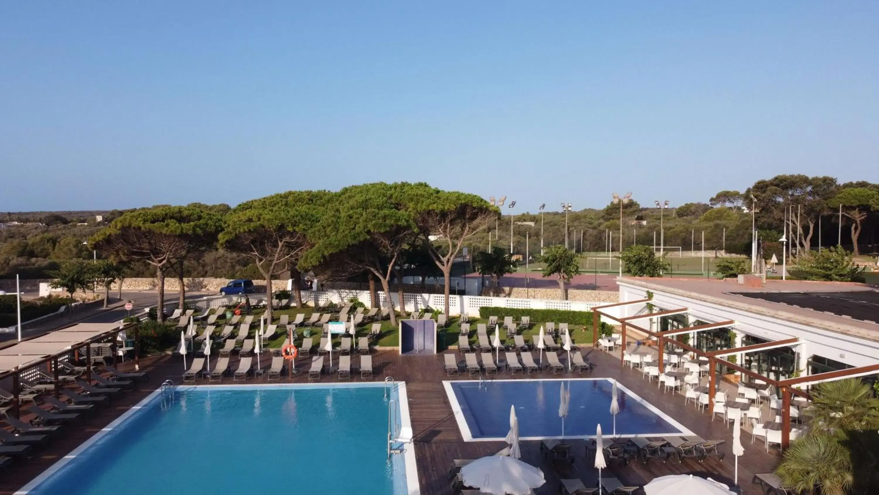 Swimming pool in Alua Illa de Menorca Swimming pool in Alua Illa de Menorca