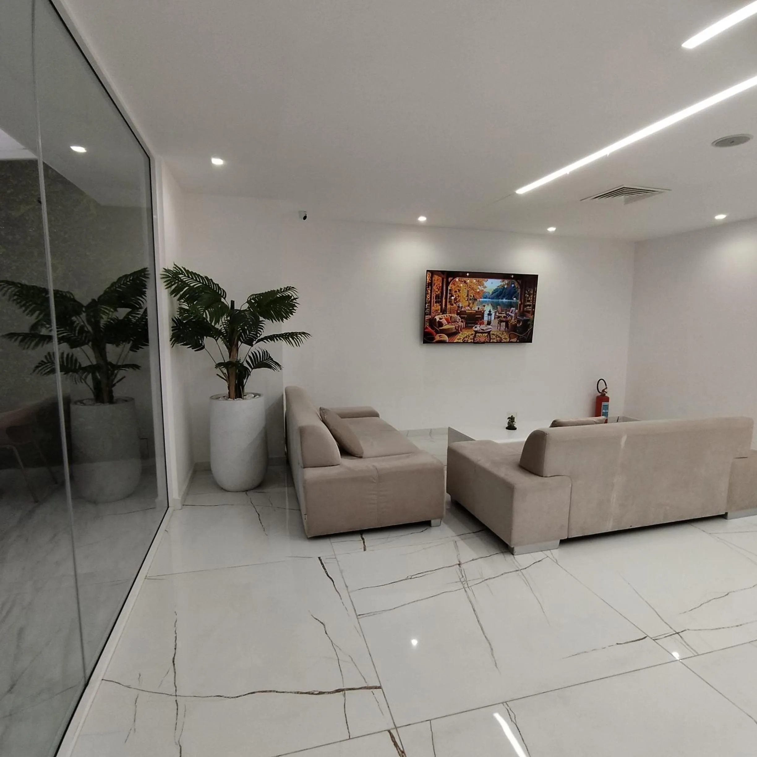 Lobby or reception in International Atene hotel