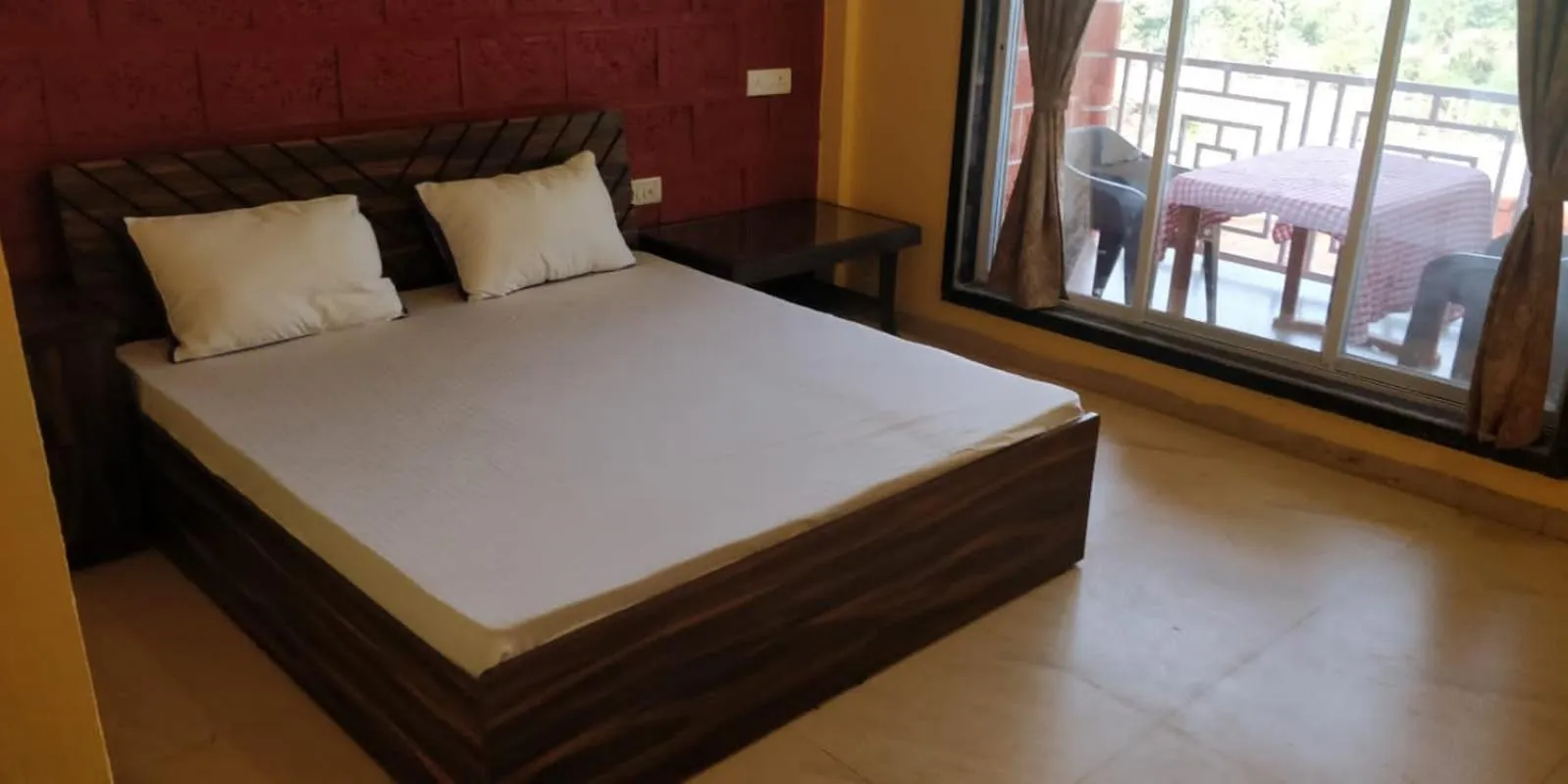 Bed in Spring Nature Stay