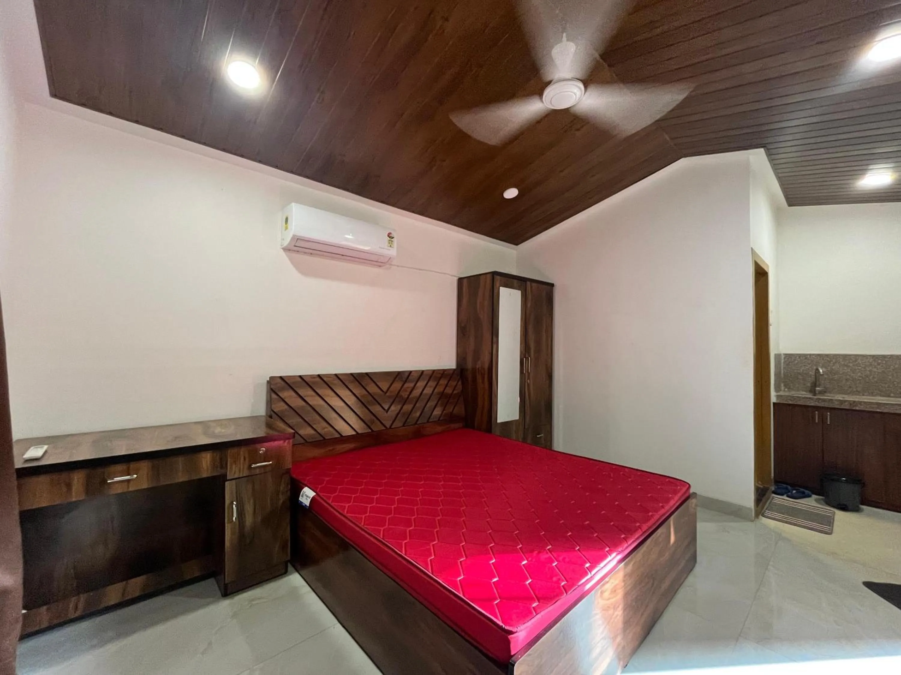 Bed in Spring Nature Stay