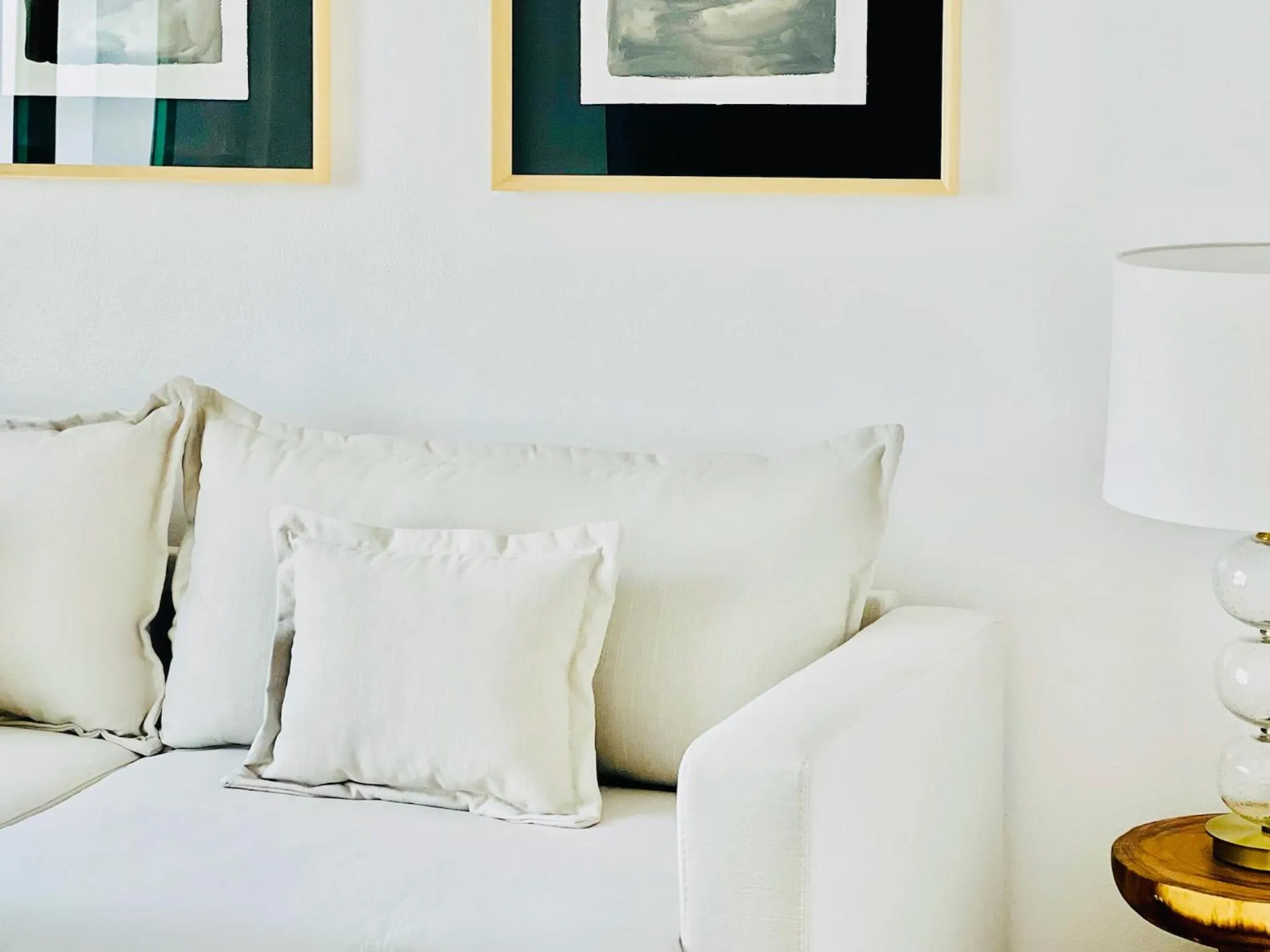 Living room in CIH Apartments