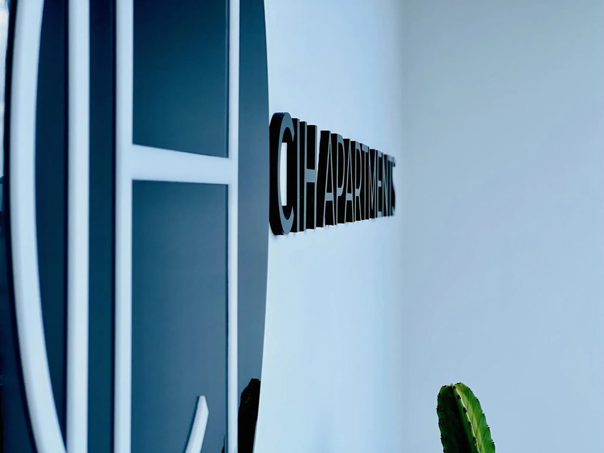 Facade/entrance in CIH Apartments