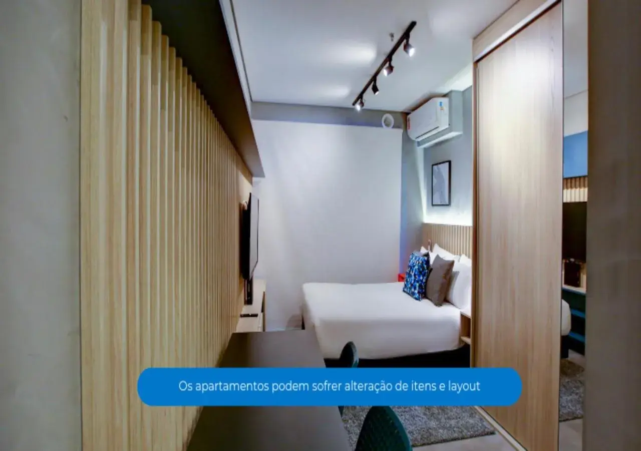 Bed in Roomo Brooklin Morumbi Residencial Bed in Roomo Brooklin Morumbi Residencial