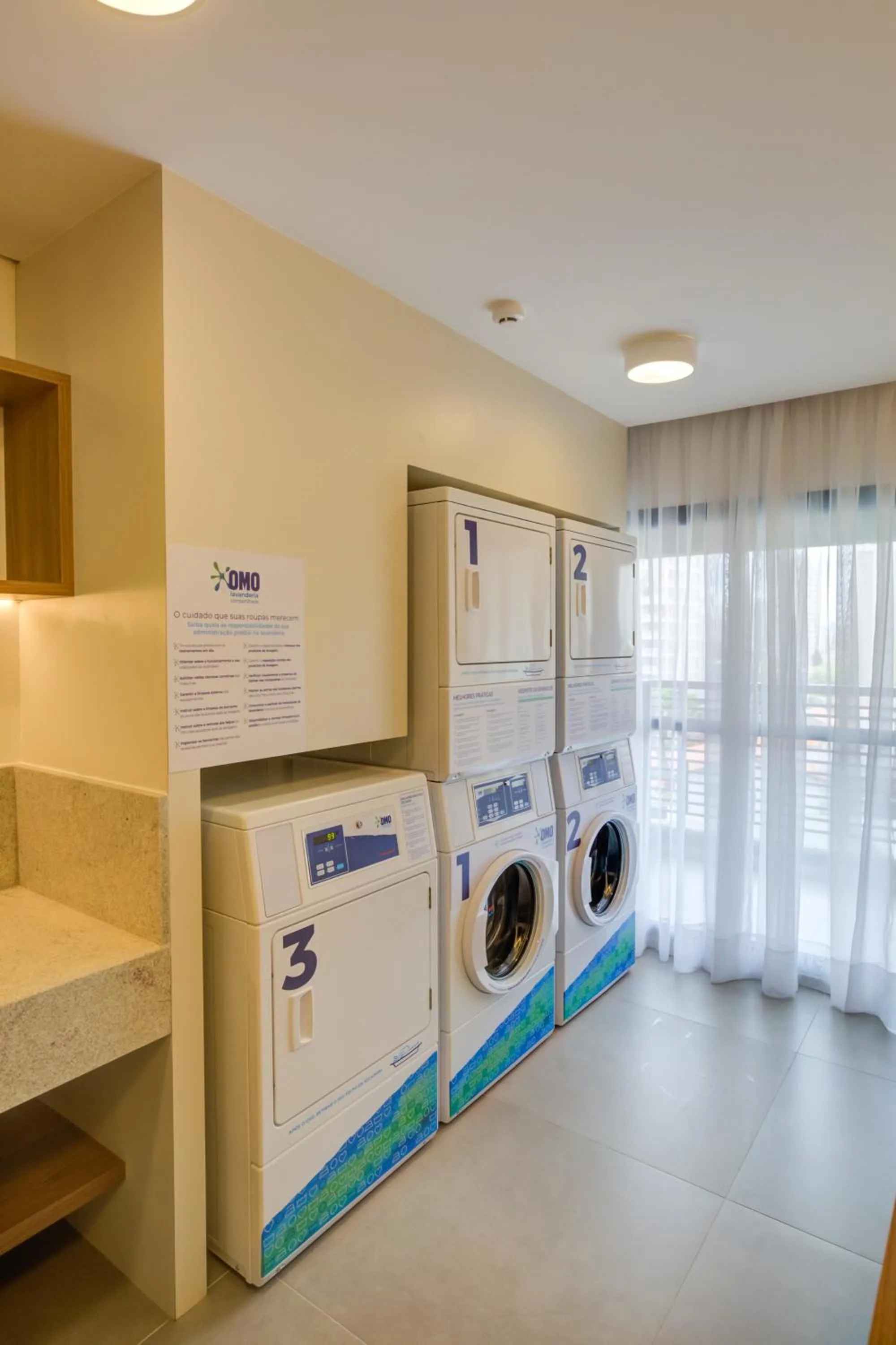 laundry in Roomo Brooklin Morumbi Residencial