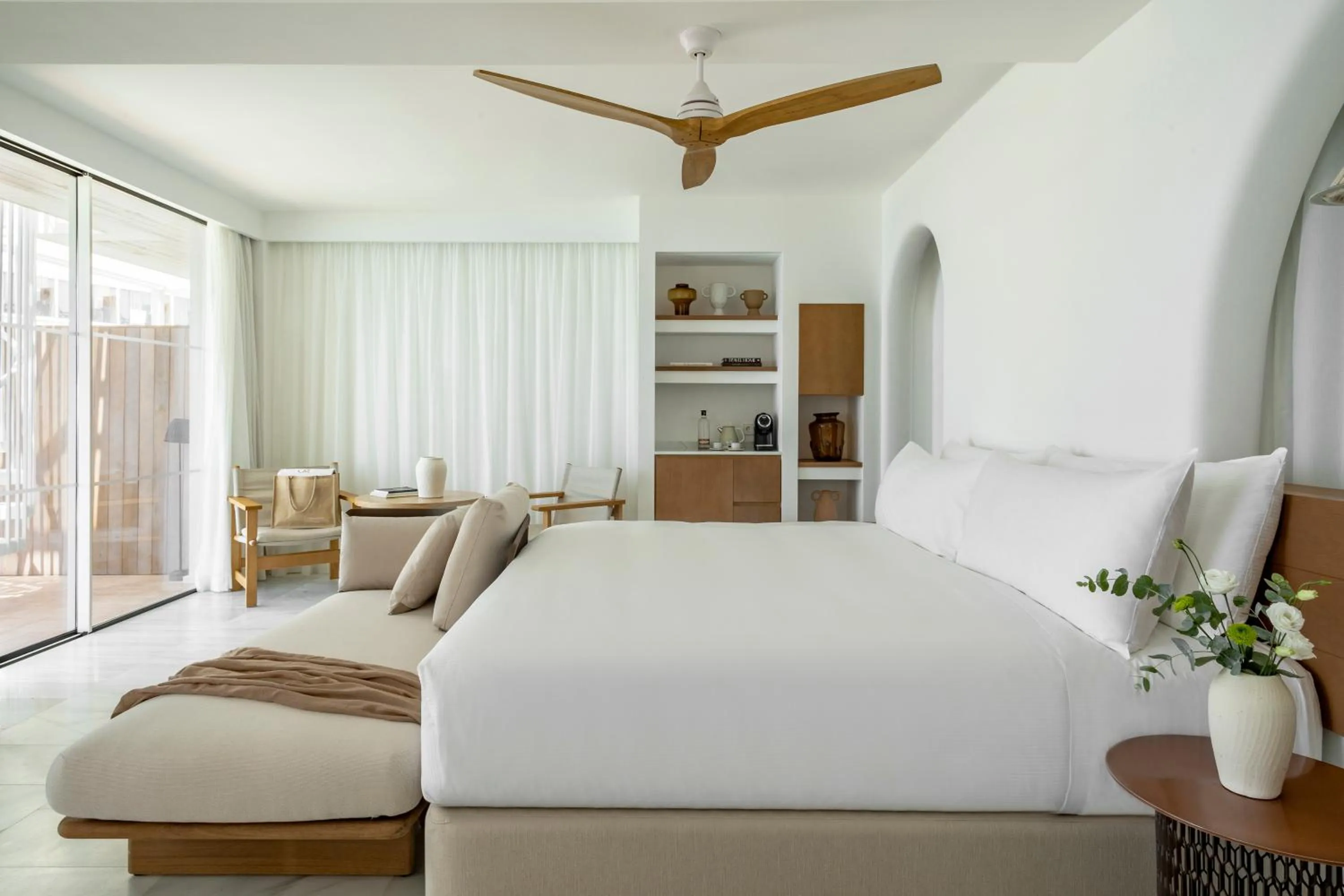 Bed in Villa Le Blanc, a Gran Meliá Hotel - The Leading Hotels of The World