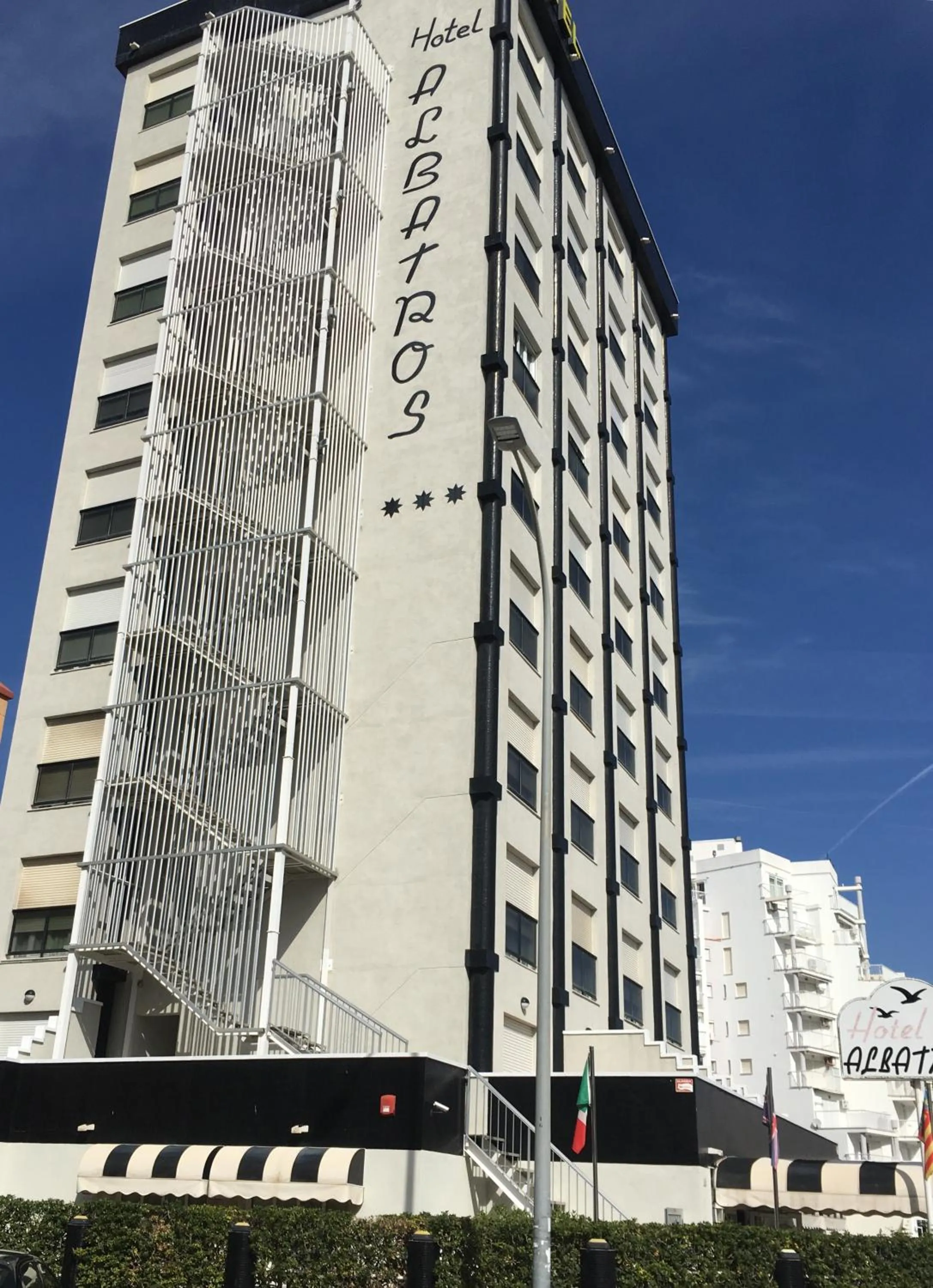 Facade/entrance in Hotel Albatros