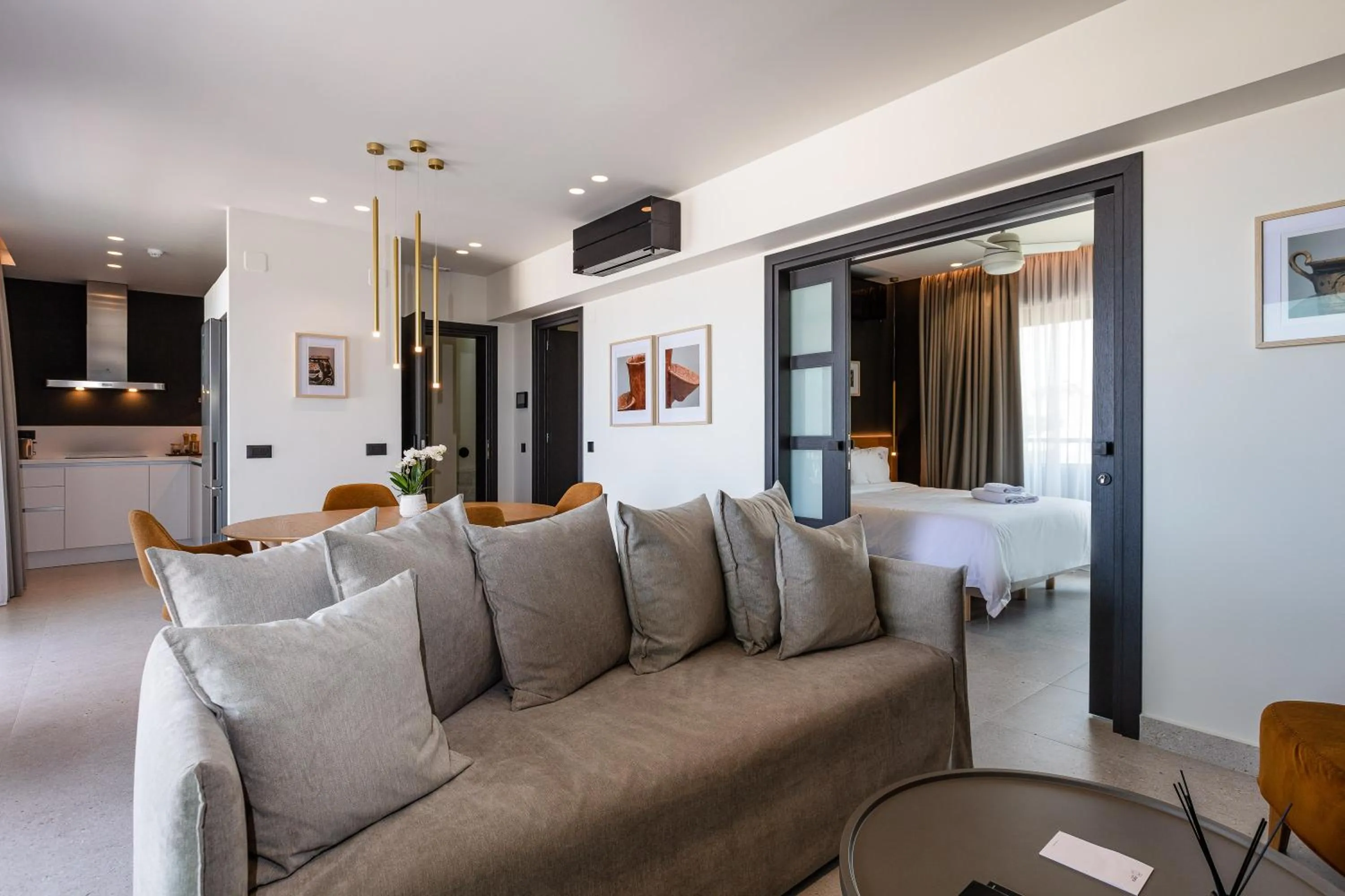 Living room in Porta Suites