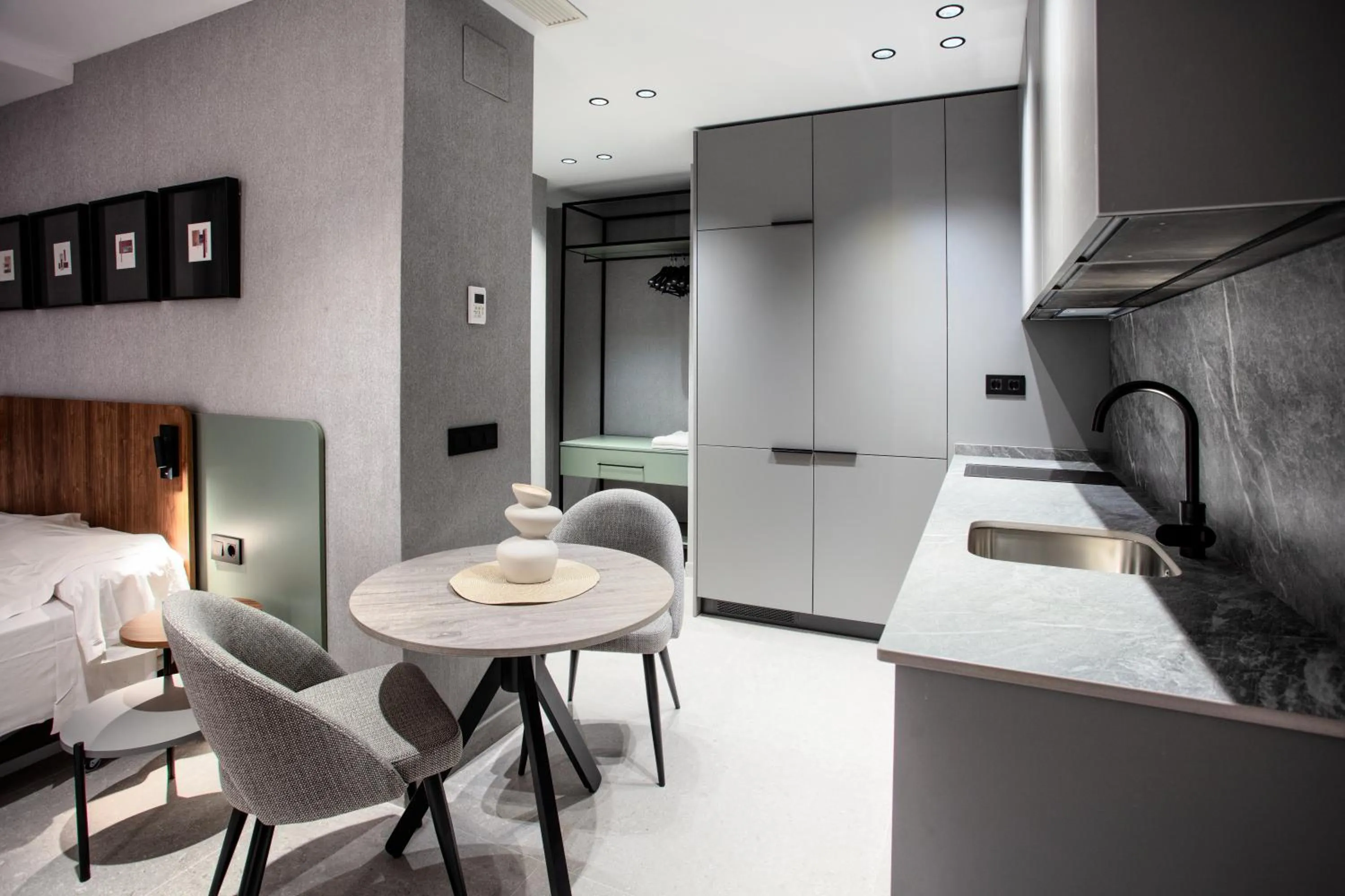 Kitchen or kitchenette in Hotel Gran Via