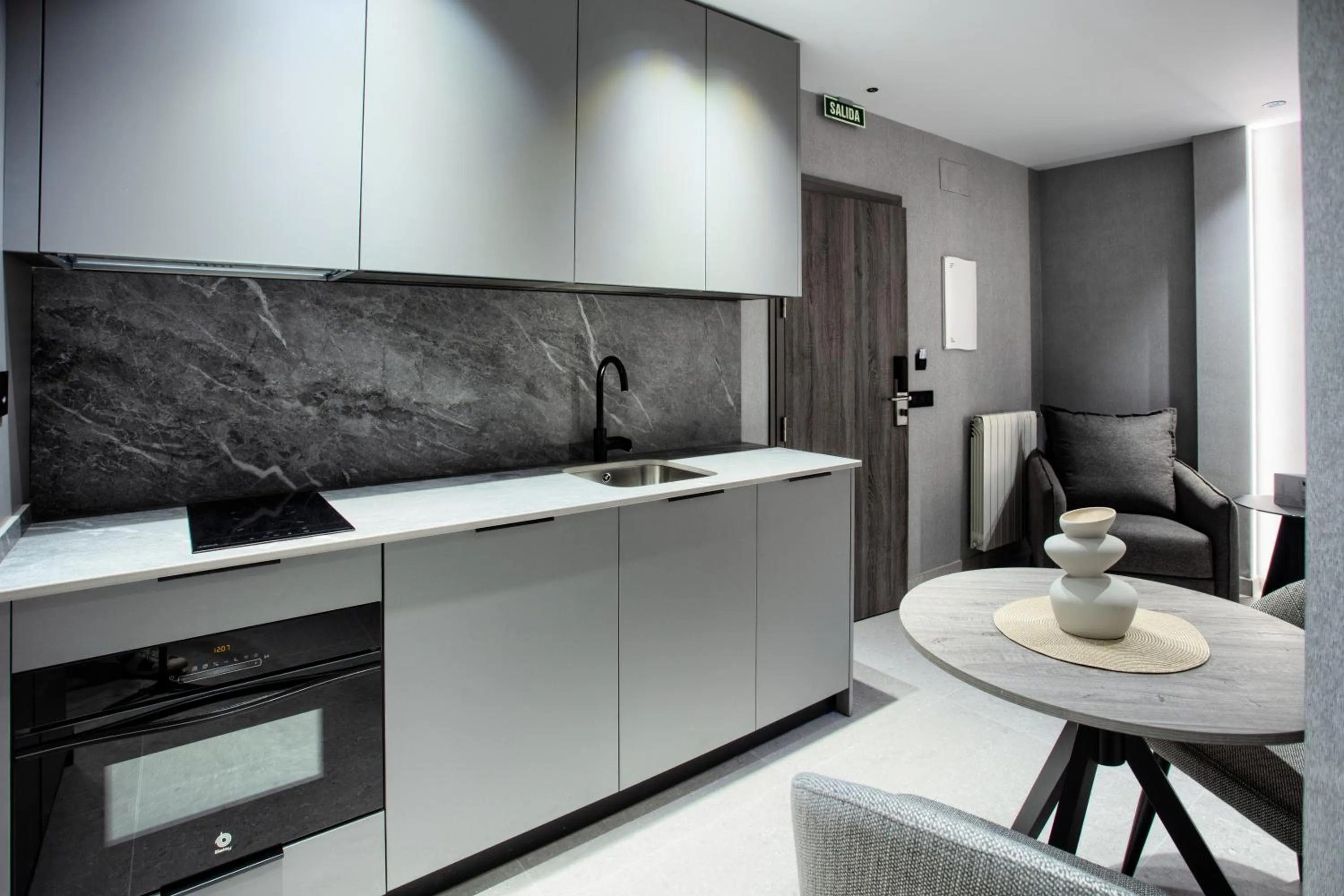 Kitchen or kitchenette in Hotel Gran Via
