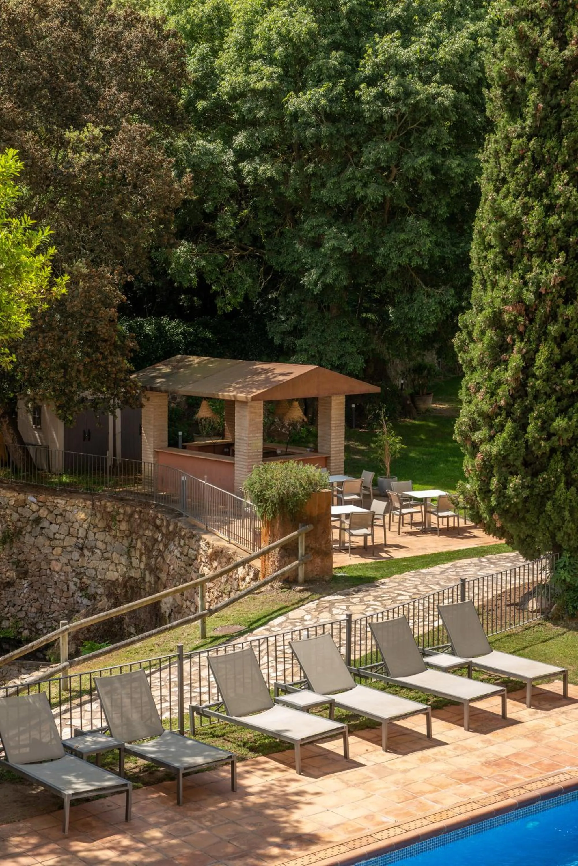 Garden view in Hotel Convent de Begur