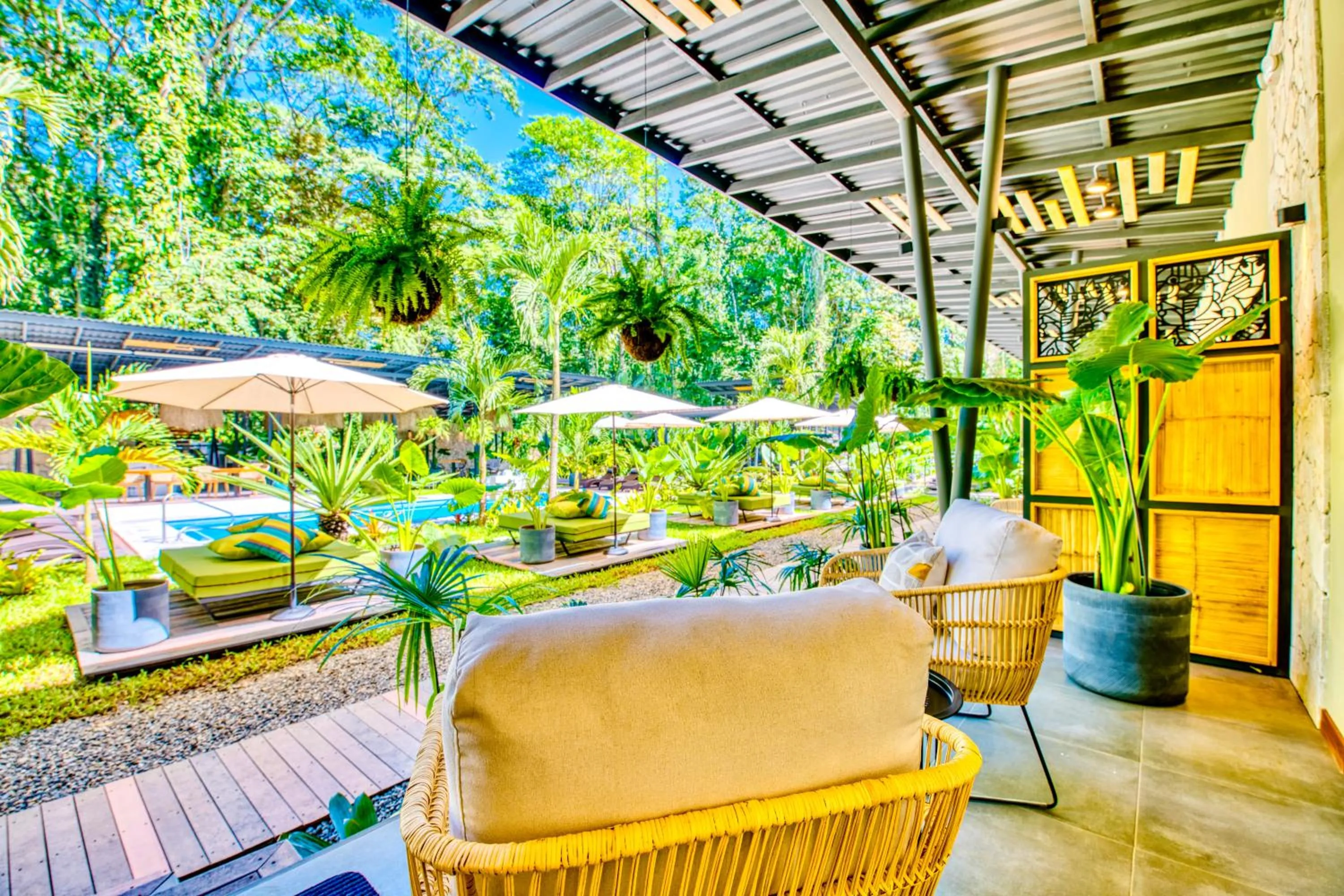 Garden in Exôtico Beach Hotel