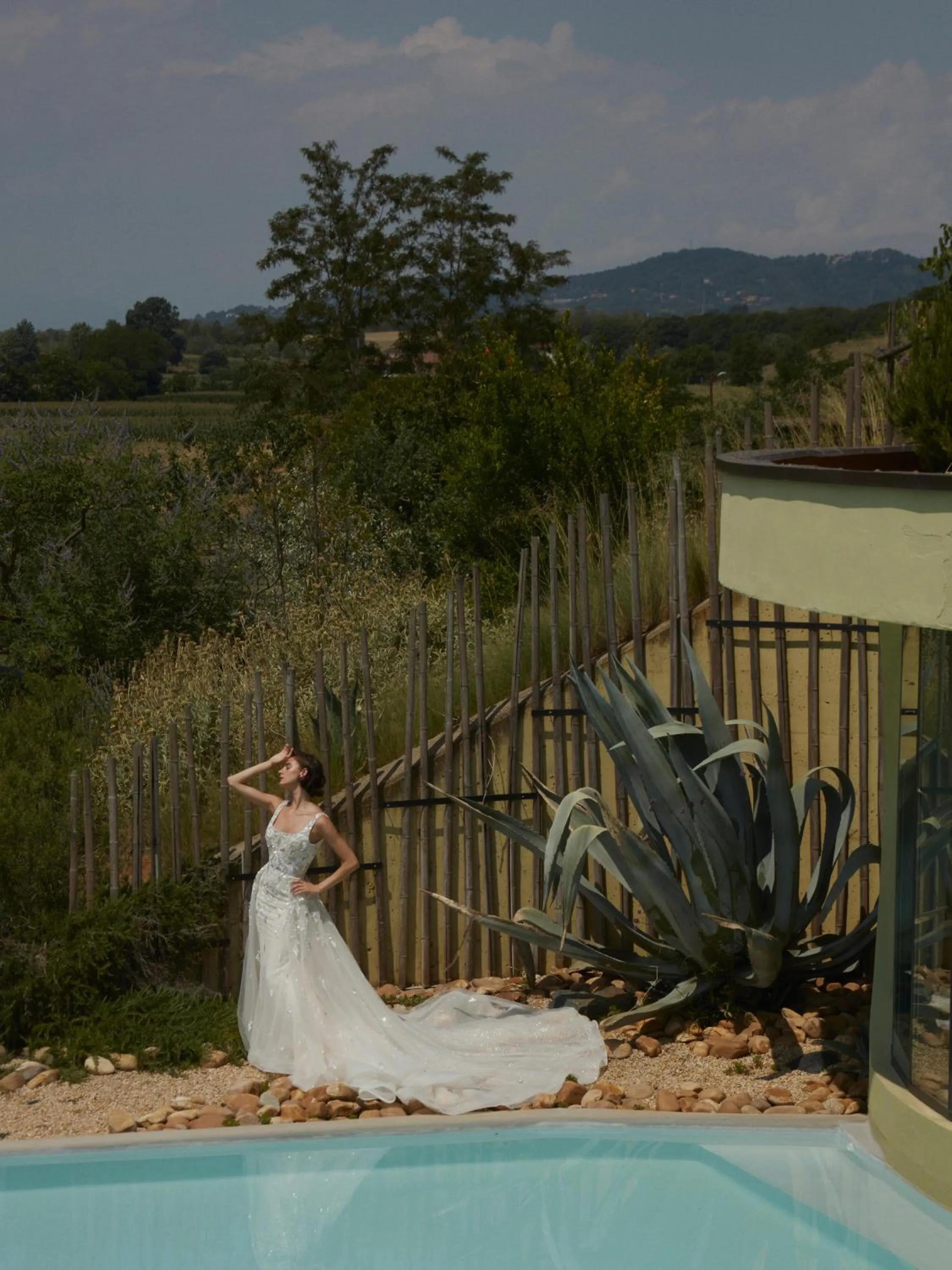 Swimming pool in Florario B&B