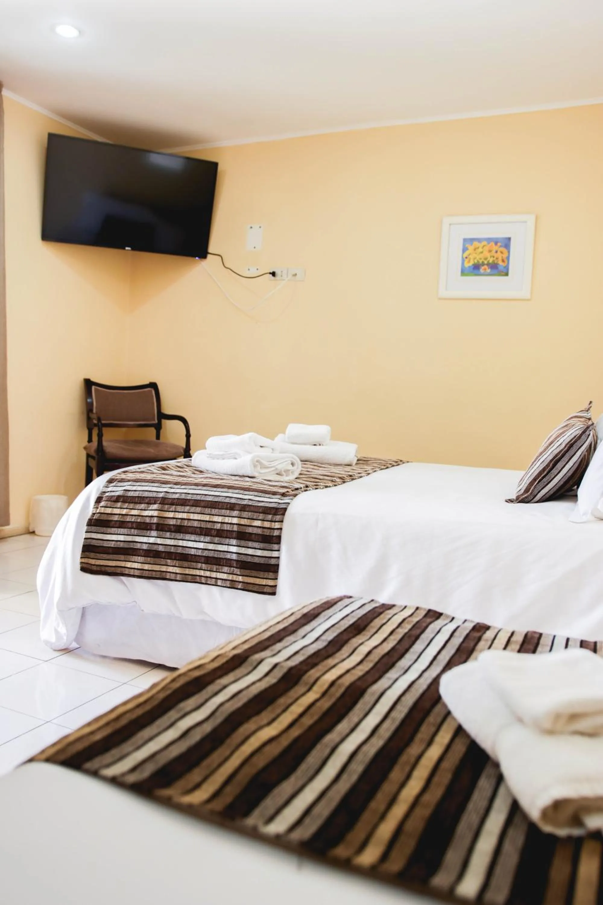 Bed in Hotel Rondó