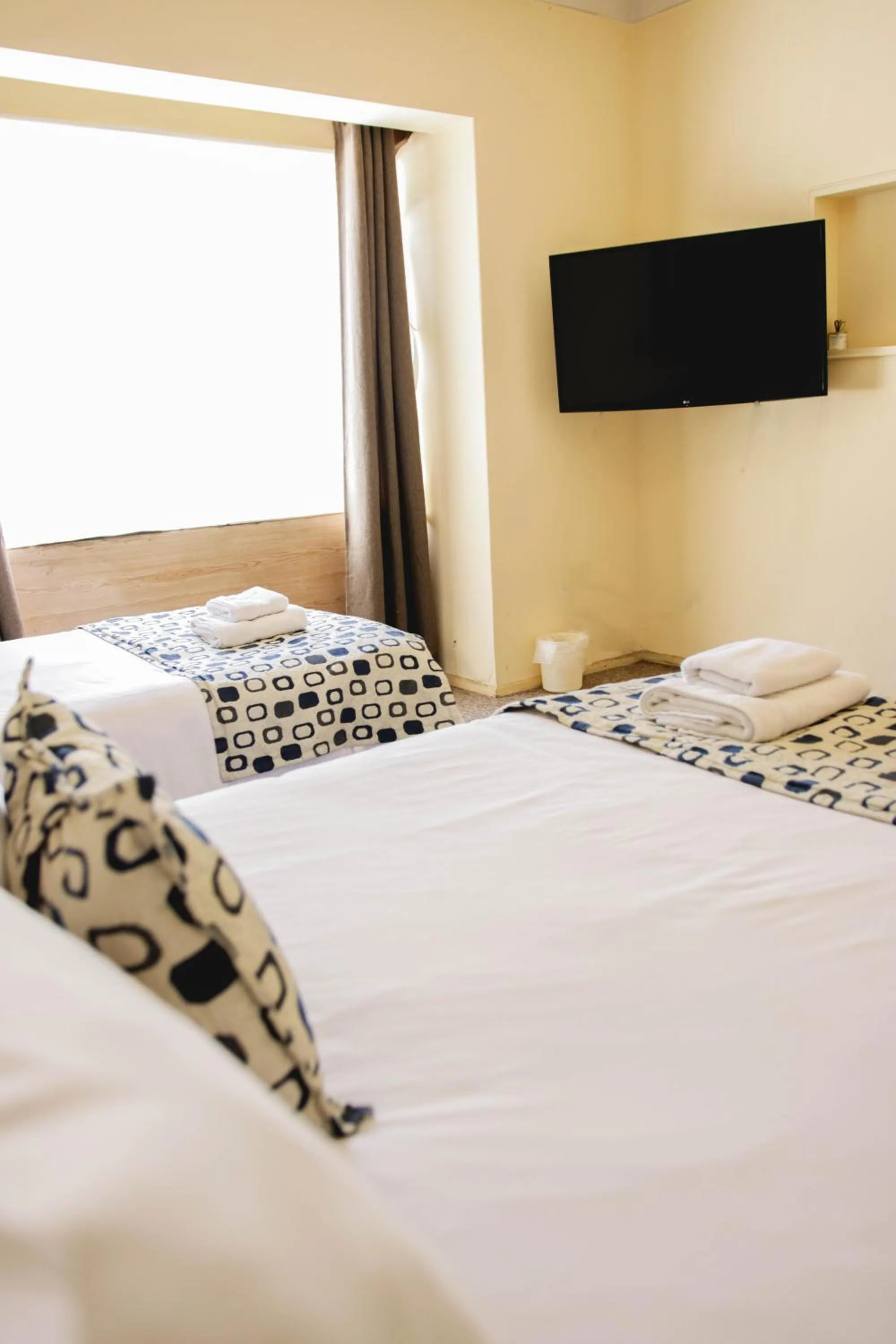 Bed in Hotel Rondó