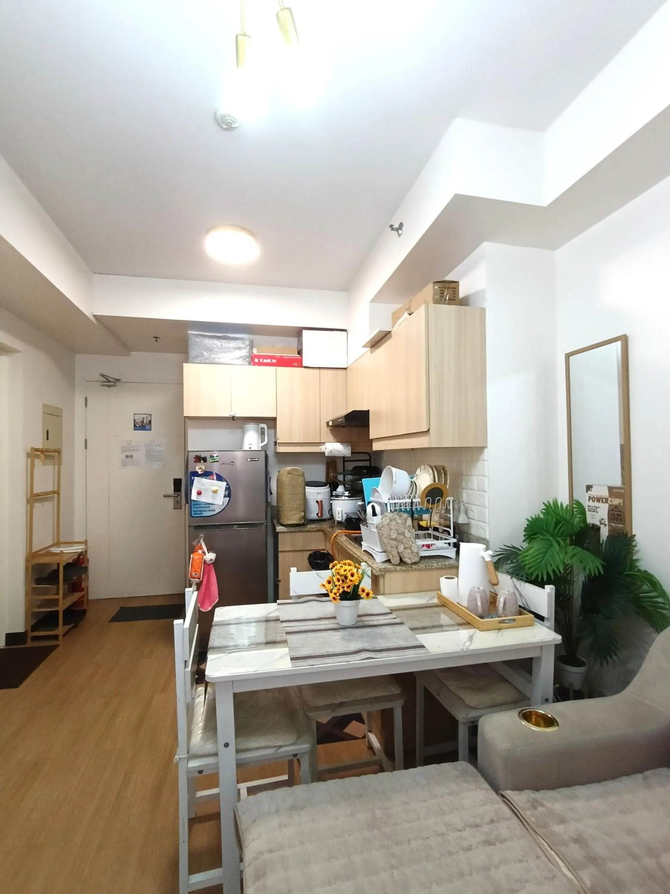 kitchen in Sami's Cradle at The Celandine