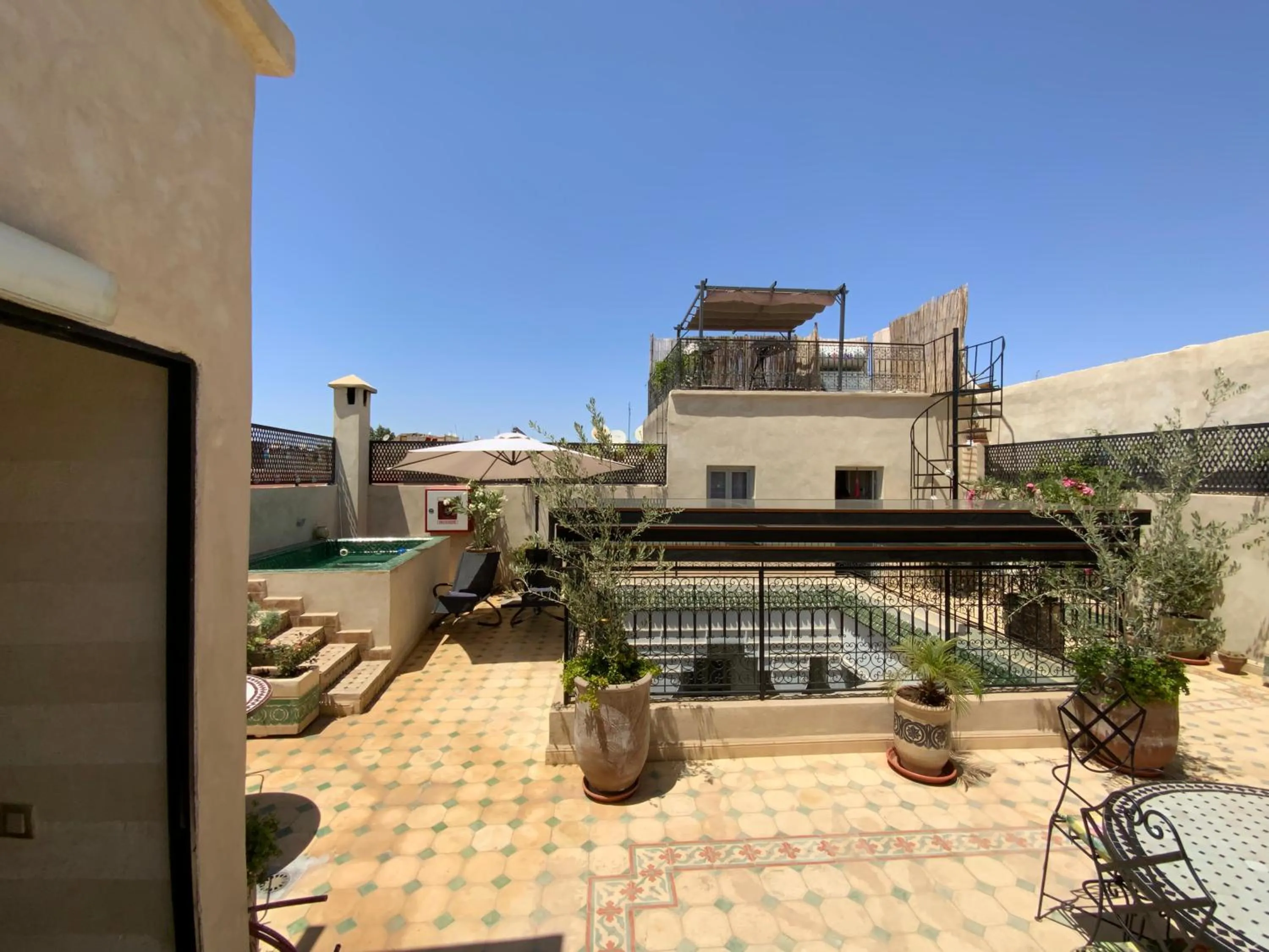 Patio in Riad privatisé Magnolia
