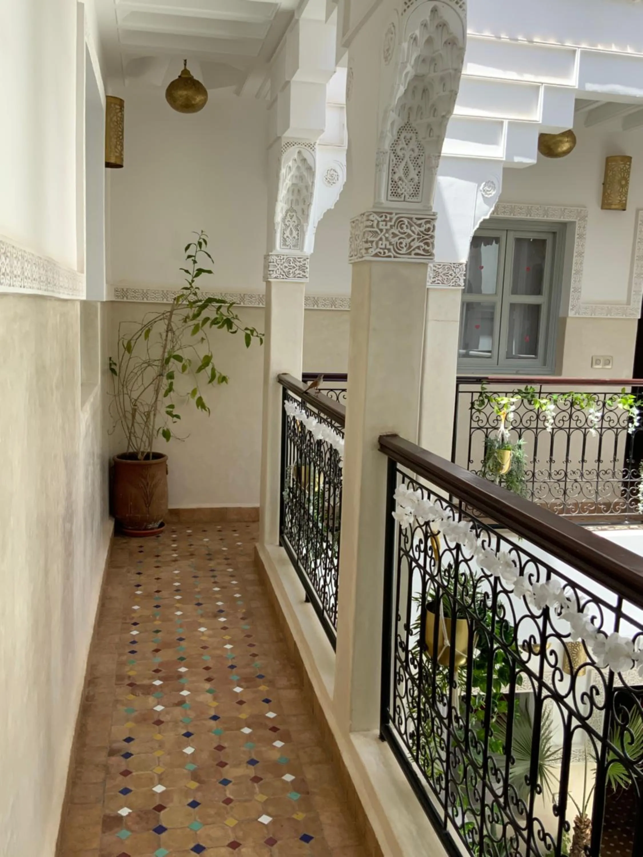 Balcony/Terrace in Riad privatisé Magnolia