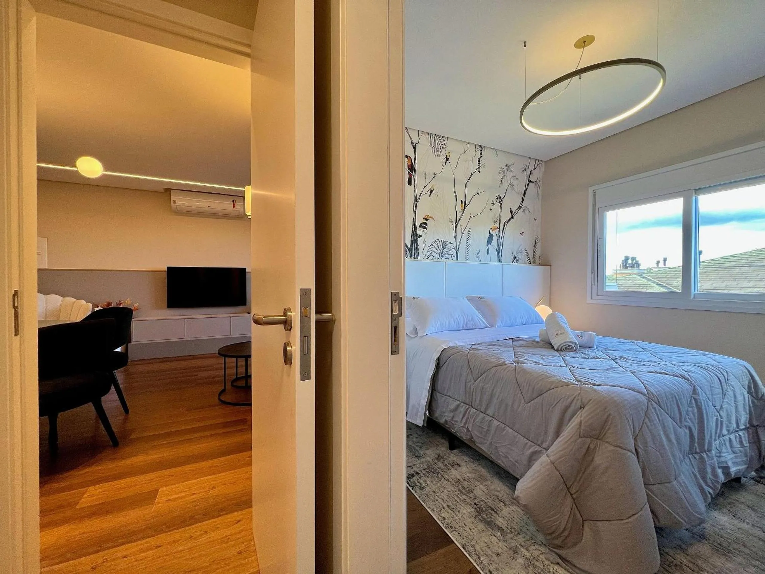Bed in Apartamento Beluno 3 dorm Canela by Achei