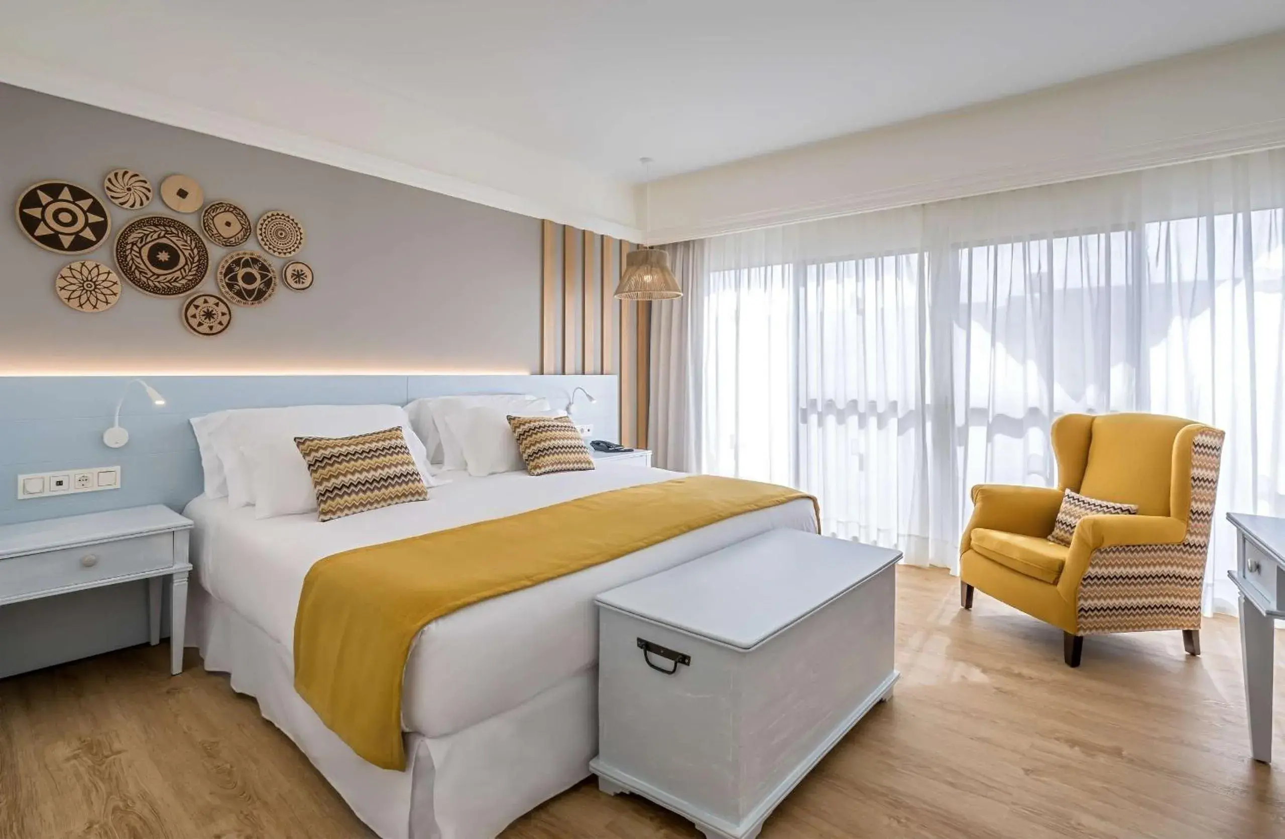 Bedroom, Bed in Barceló Corralejo Bay - Adults Only Bedroom, Bed in Barceló Corralejo Bay - Adults Only