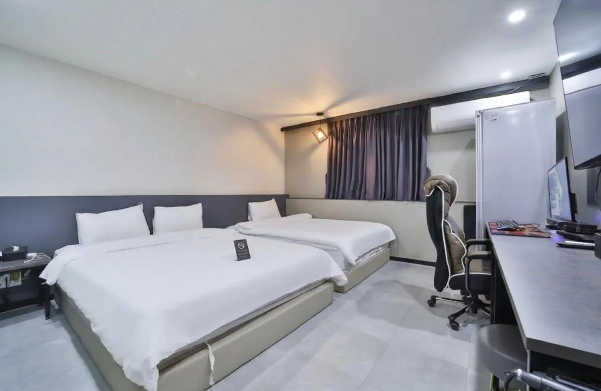 Bed in Hotel Torang Jeonju