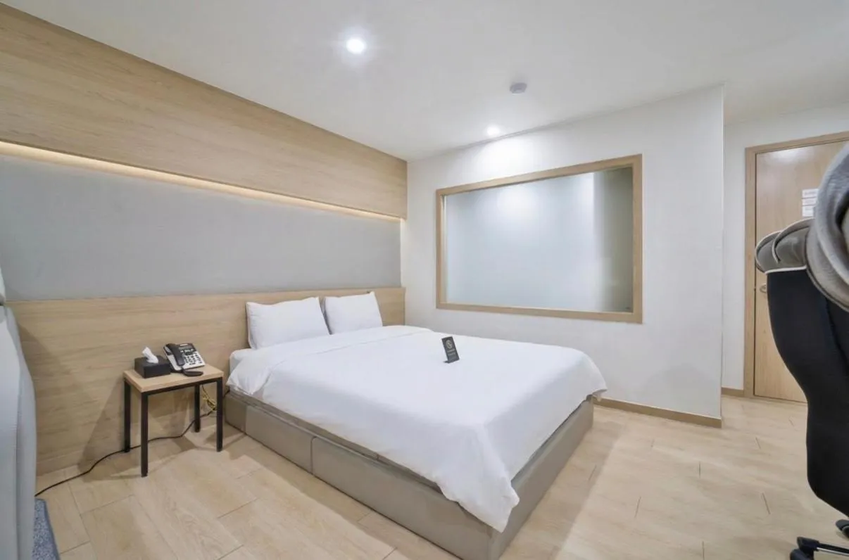 Bed in Hotel Torang Jeonju