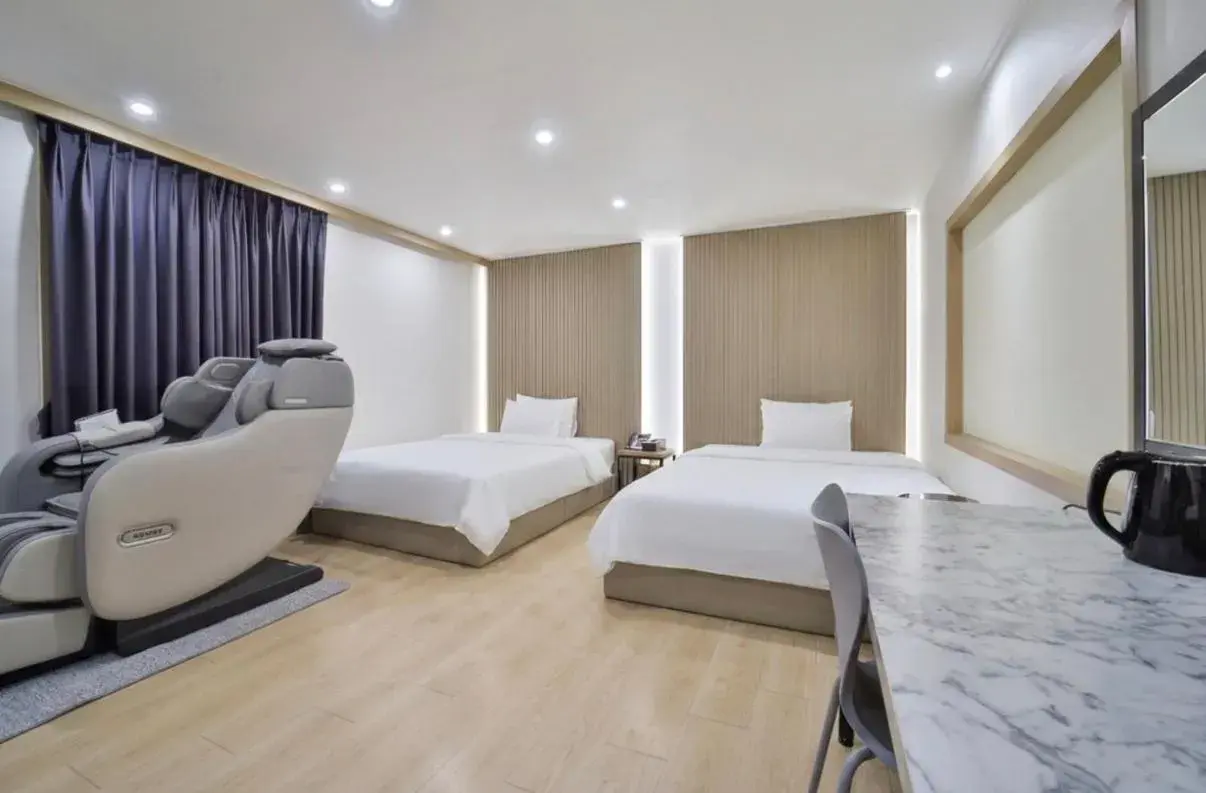 Bed in Hotel Torang Jeonju Bed in Hotel Torang Jeonju