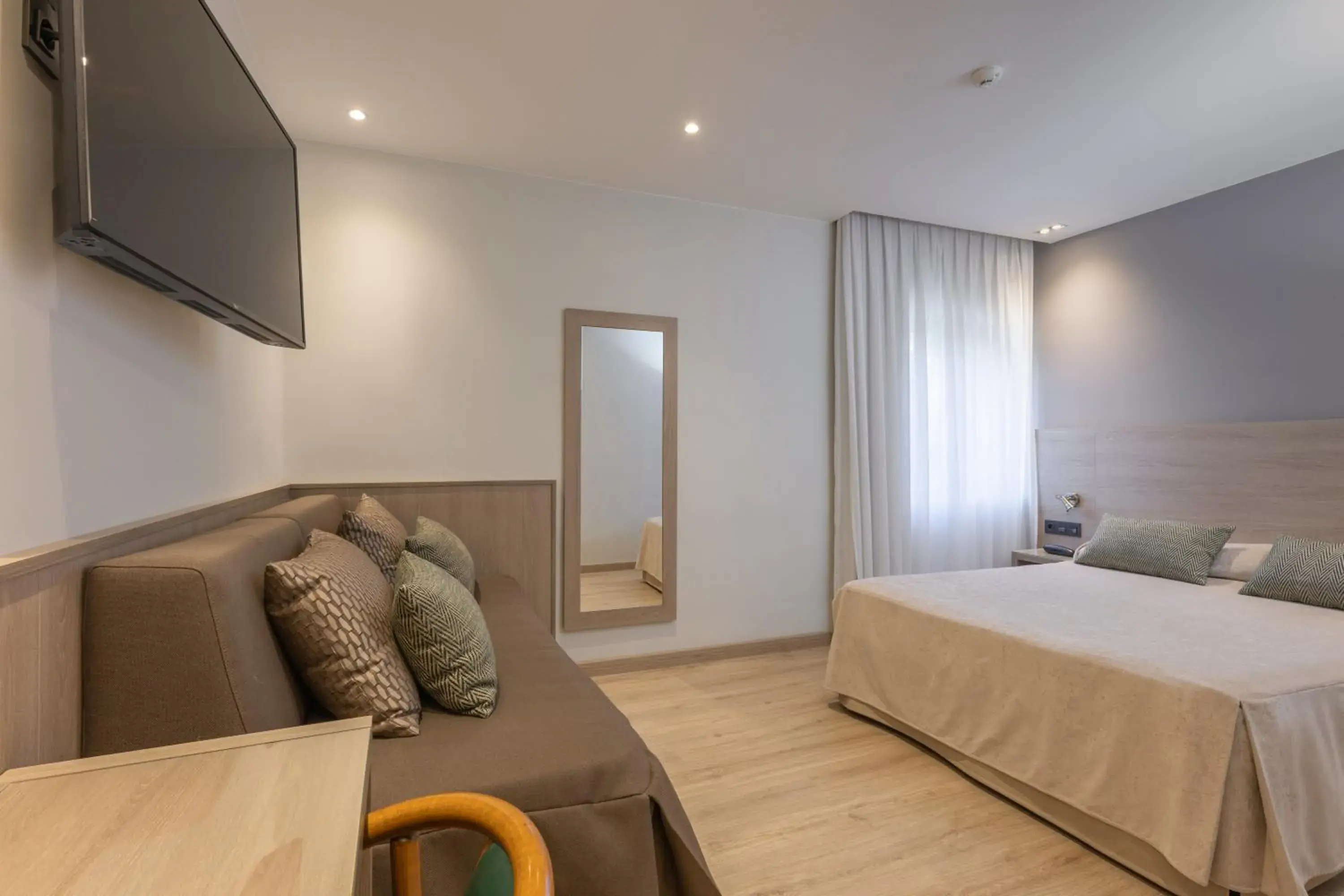 View (from property/room), Bed in Hotel Casanova View (from property/room), Bed in Hotel Casanova