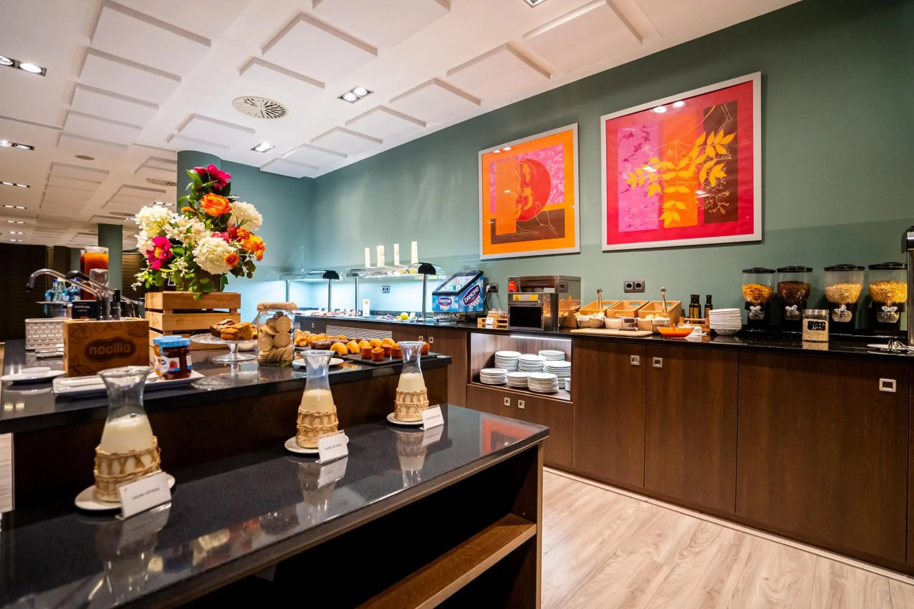 Buffet breakfast in Abba Huesca Buffet breakfast in Abba Huesca