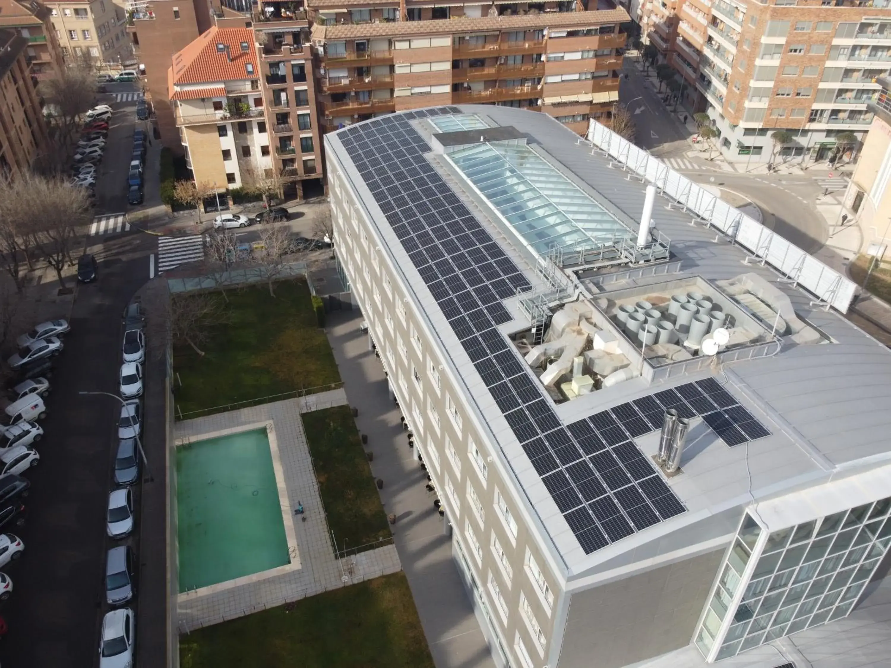 Bird's eye view in Abba Huesca Bird's eye view in Abba Huesca