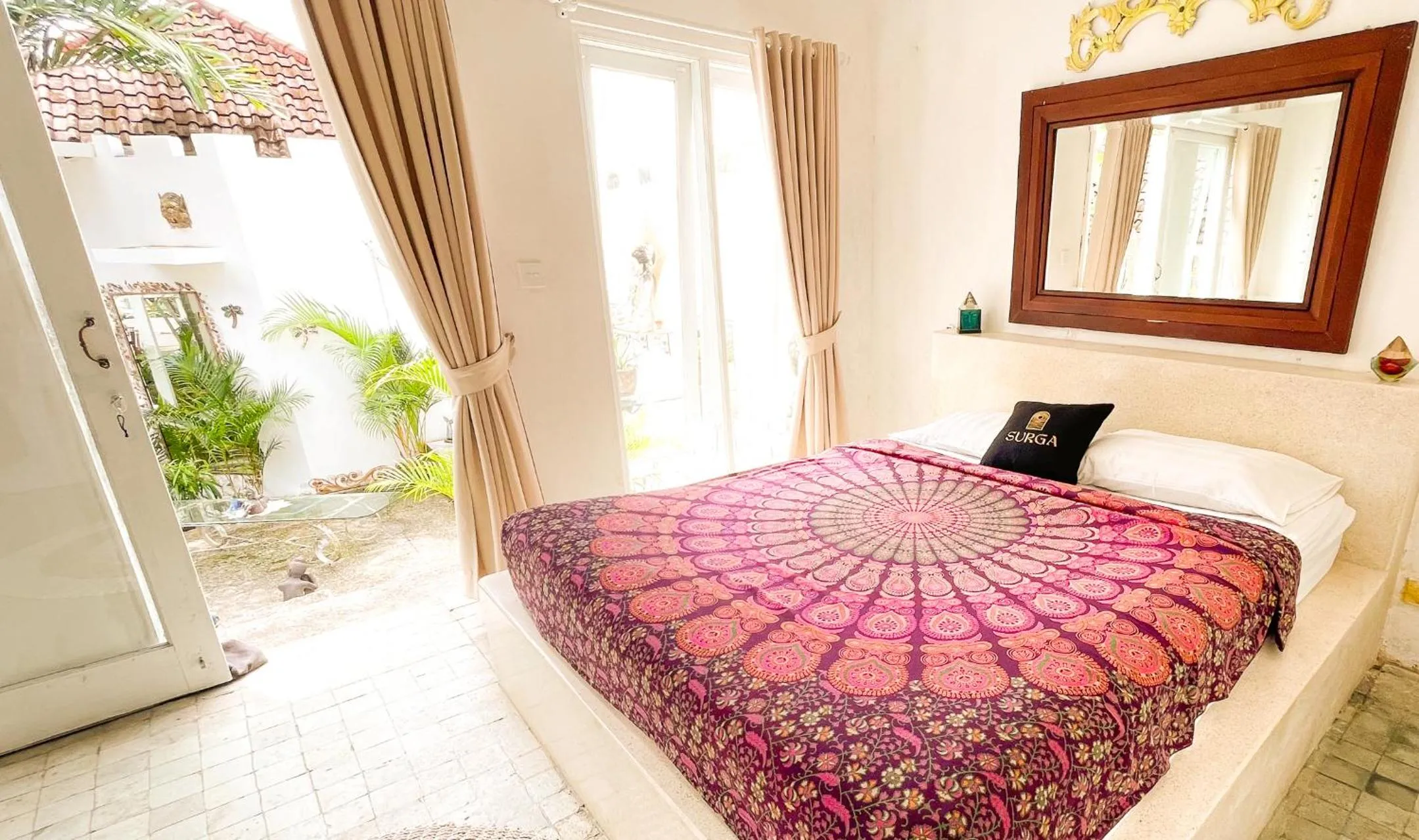 Bed in Surga Homestay