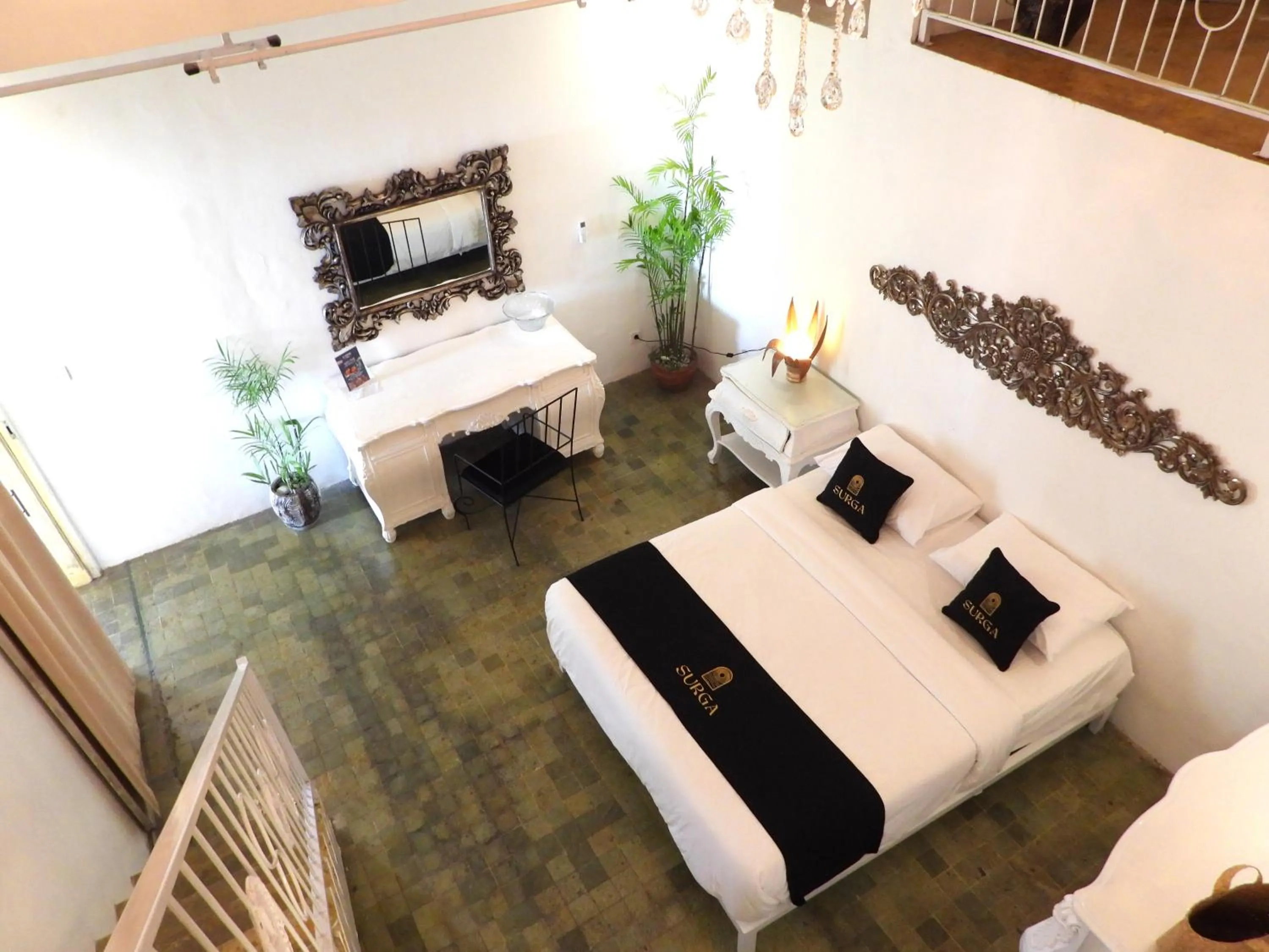 Photo of the whole room, Bed in Surga Homestay