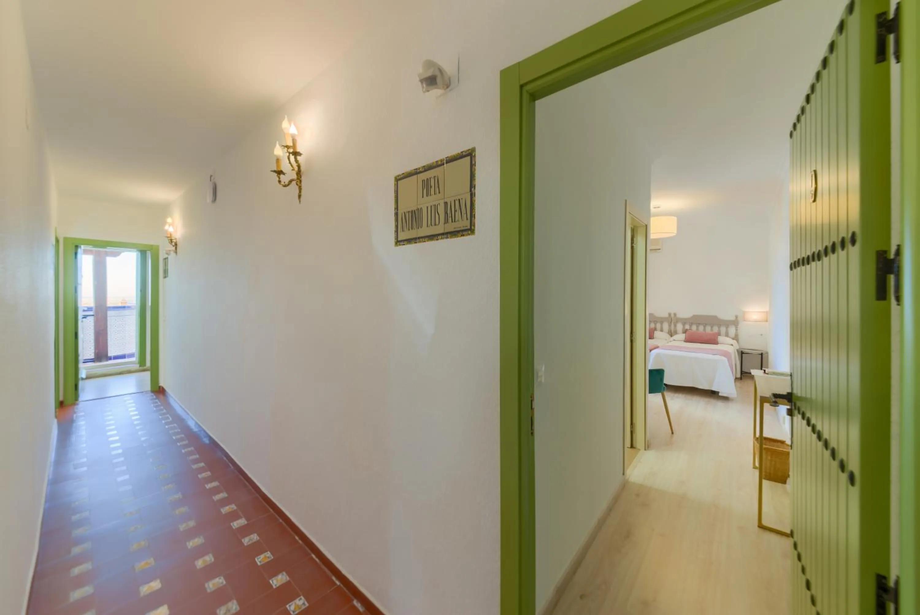 Decorative detail, Bed in Hotel El Convento