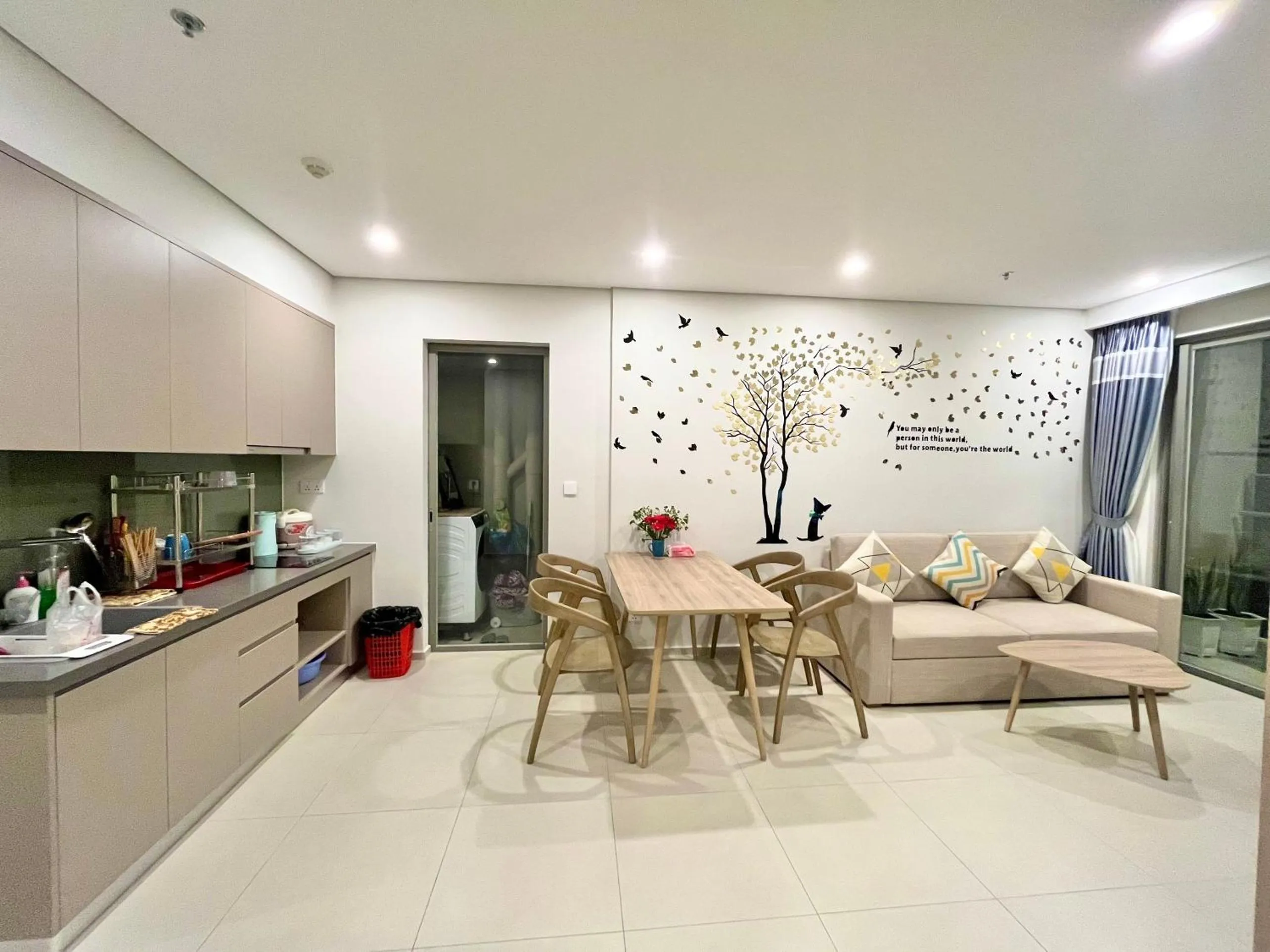 Kitchen or kitchenette in The Sóng An Gia villahomestayvungtau