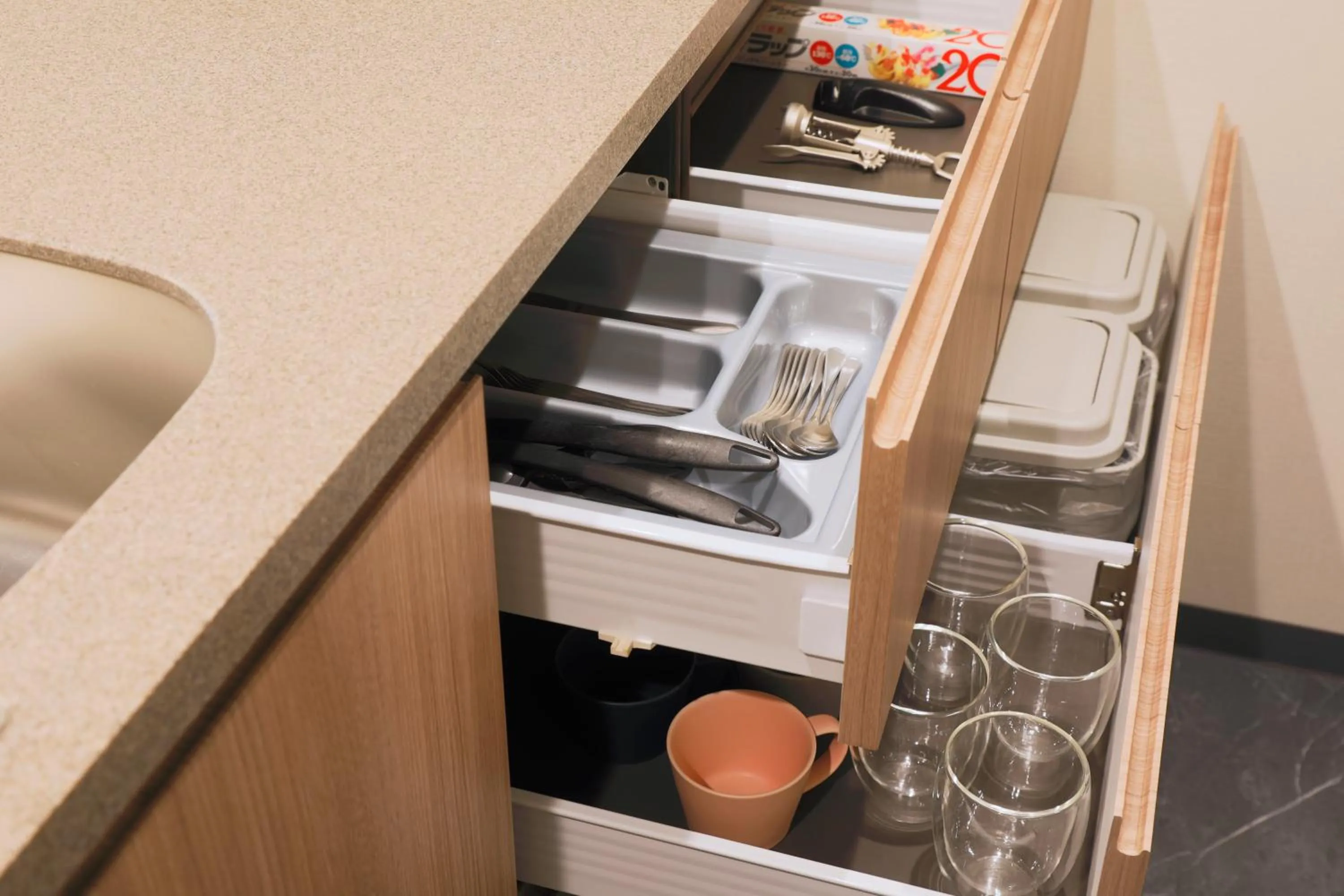 Kitchen or kitchenette in stayme THE HOTEL Ueno