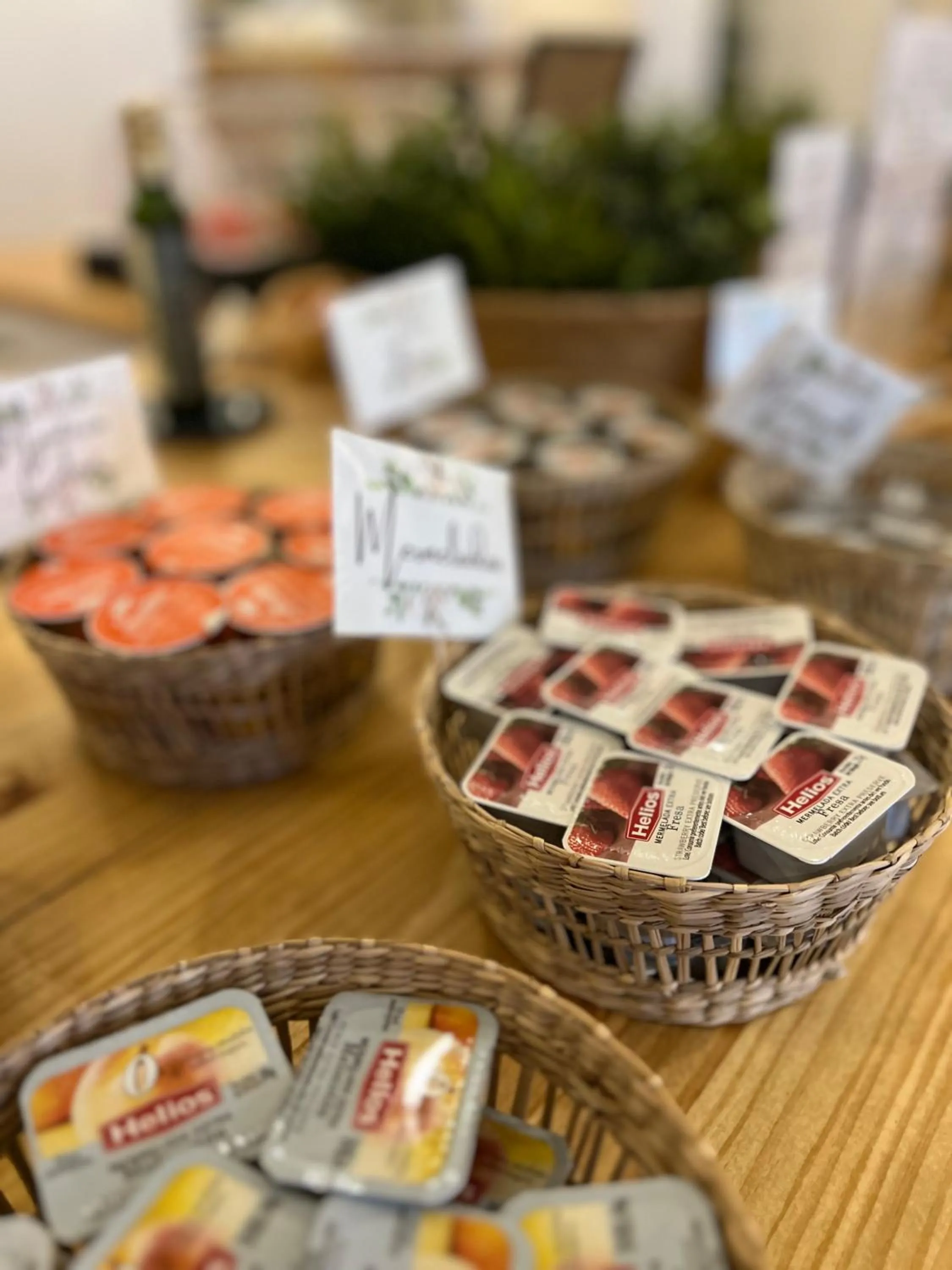 Continental breakfast in Hotel Villa Frigiliana