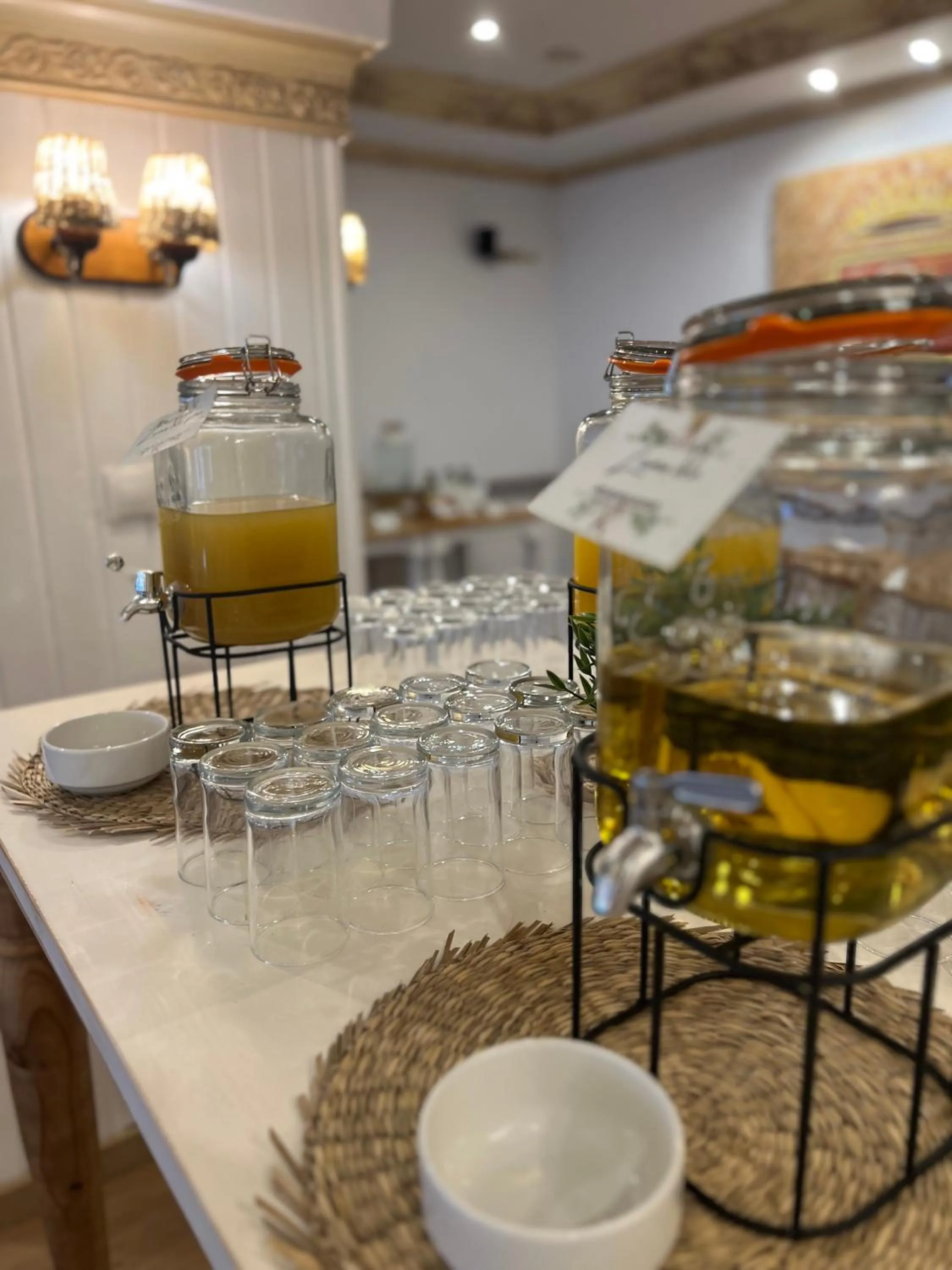 Continental breakfast in Hotel Villa Frigiliana