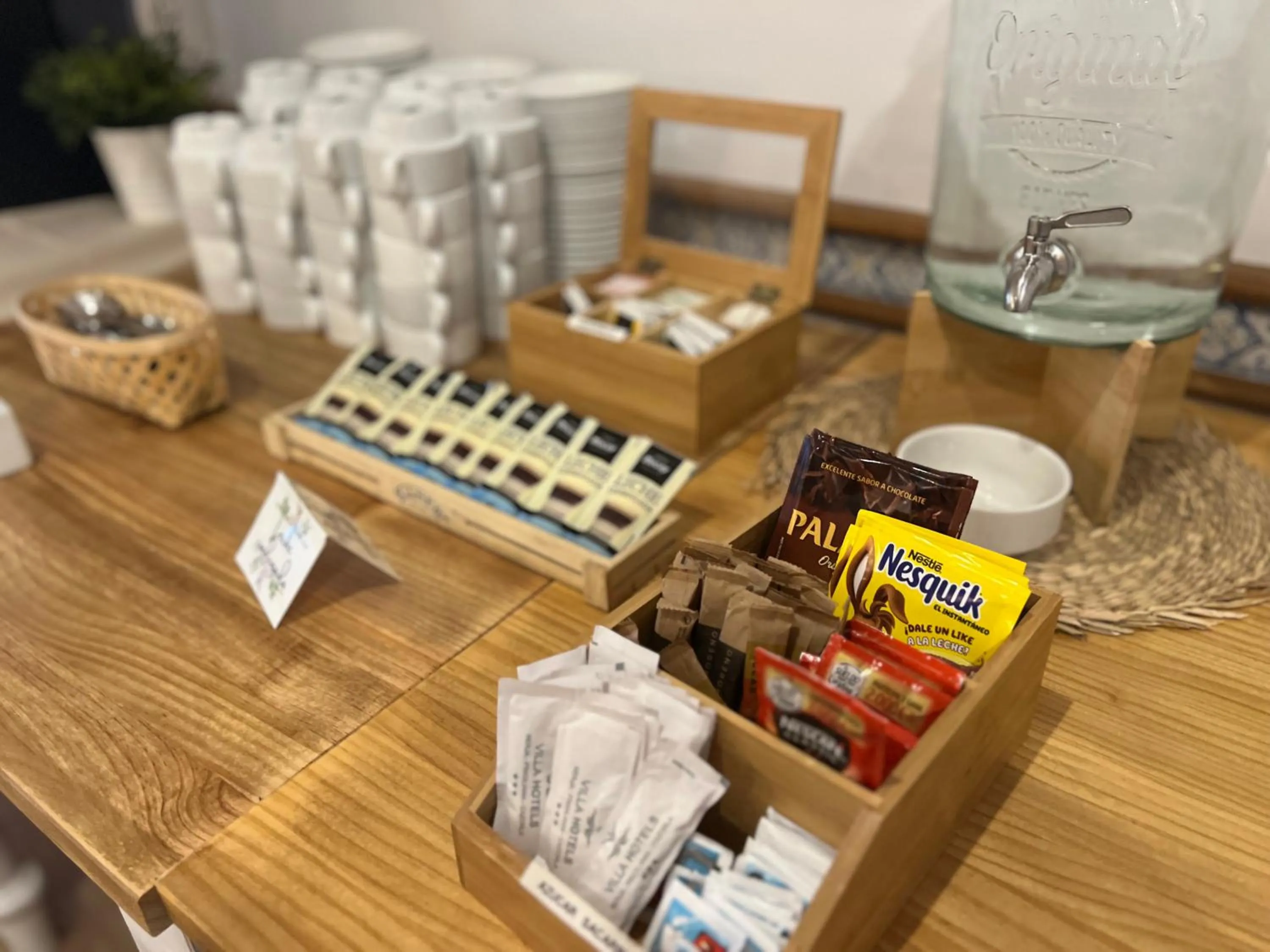 Continental breakfast in Hotel Villa Frigiliana